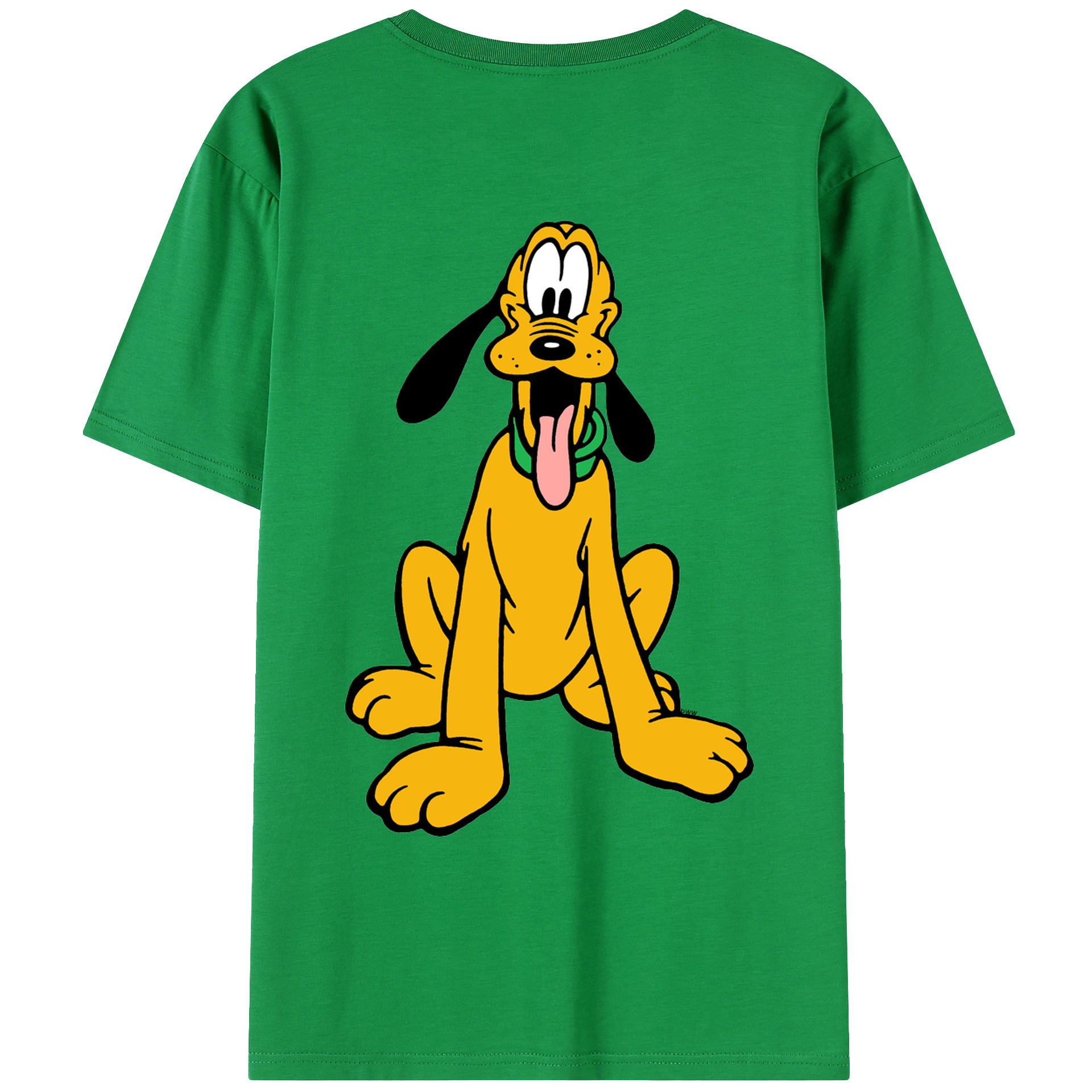 （画像用） ミッキーマウス Mickey Mouse レディース半袖Tシャツ(バックプリント)
