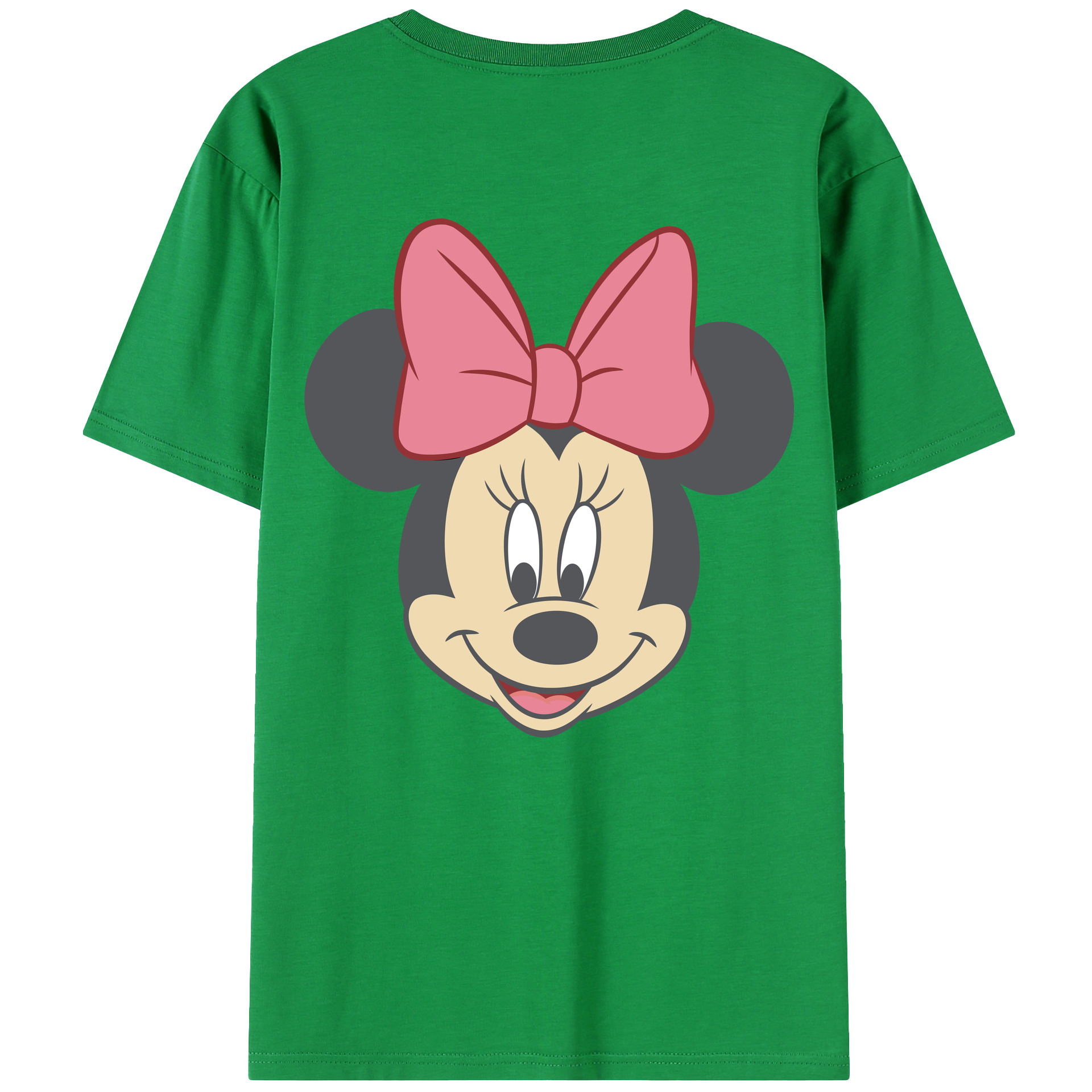 （画像用） ミッキーマウス Mickey Mouse レディース半袖Tシャツ(バックプリント)