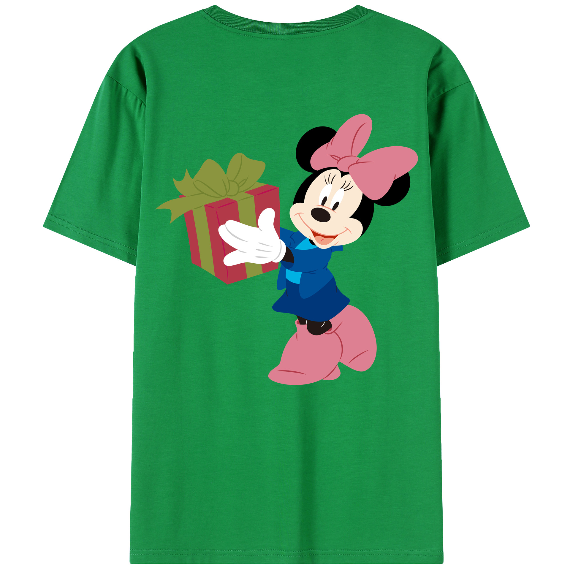 （画像用） ミッキーマウス Mickey Mouse レディース半袖Tシャツ(バックプリント)