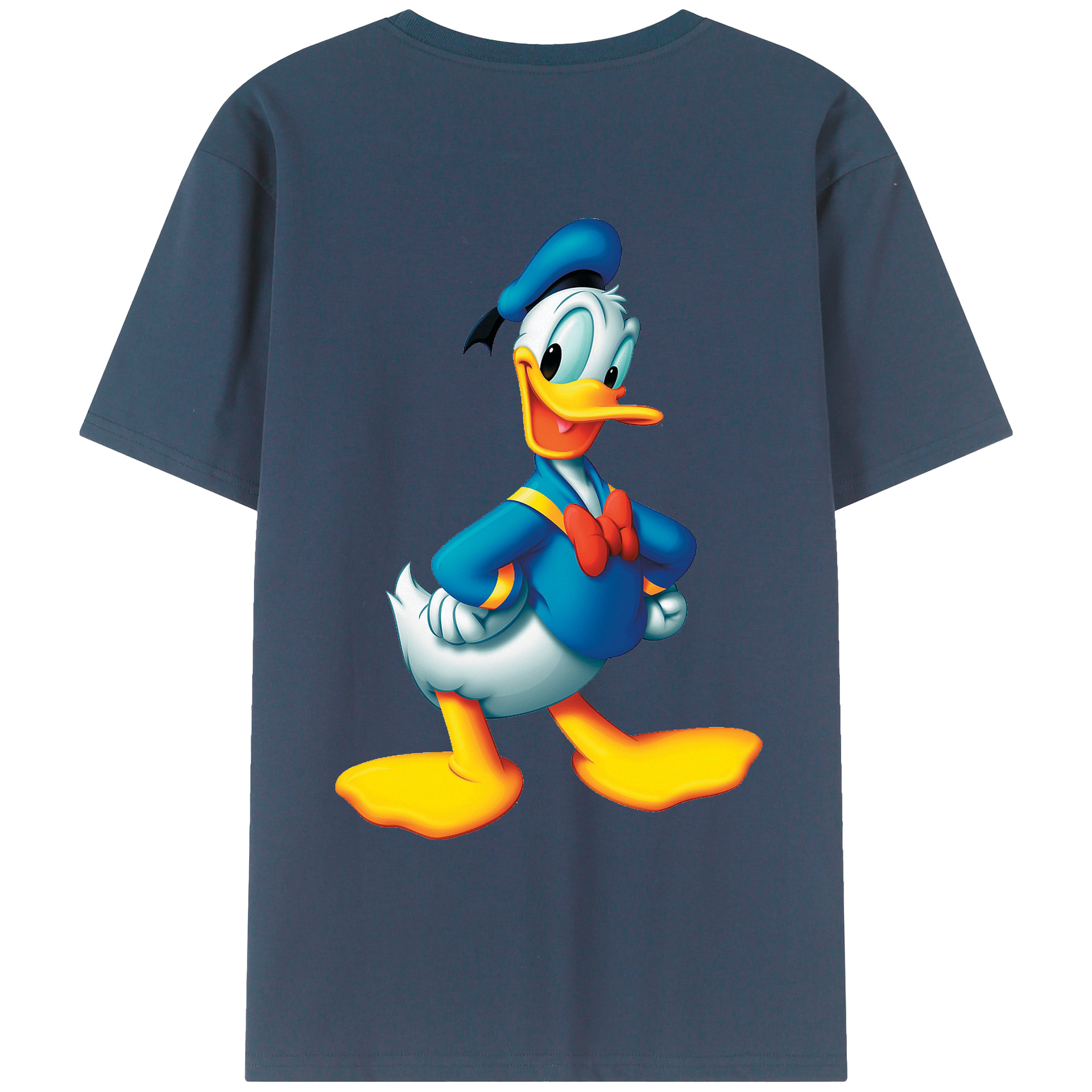 （画像用） ミッキーマウス Mickey Mouse レディース半袖Tシャツ(バックプリント)