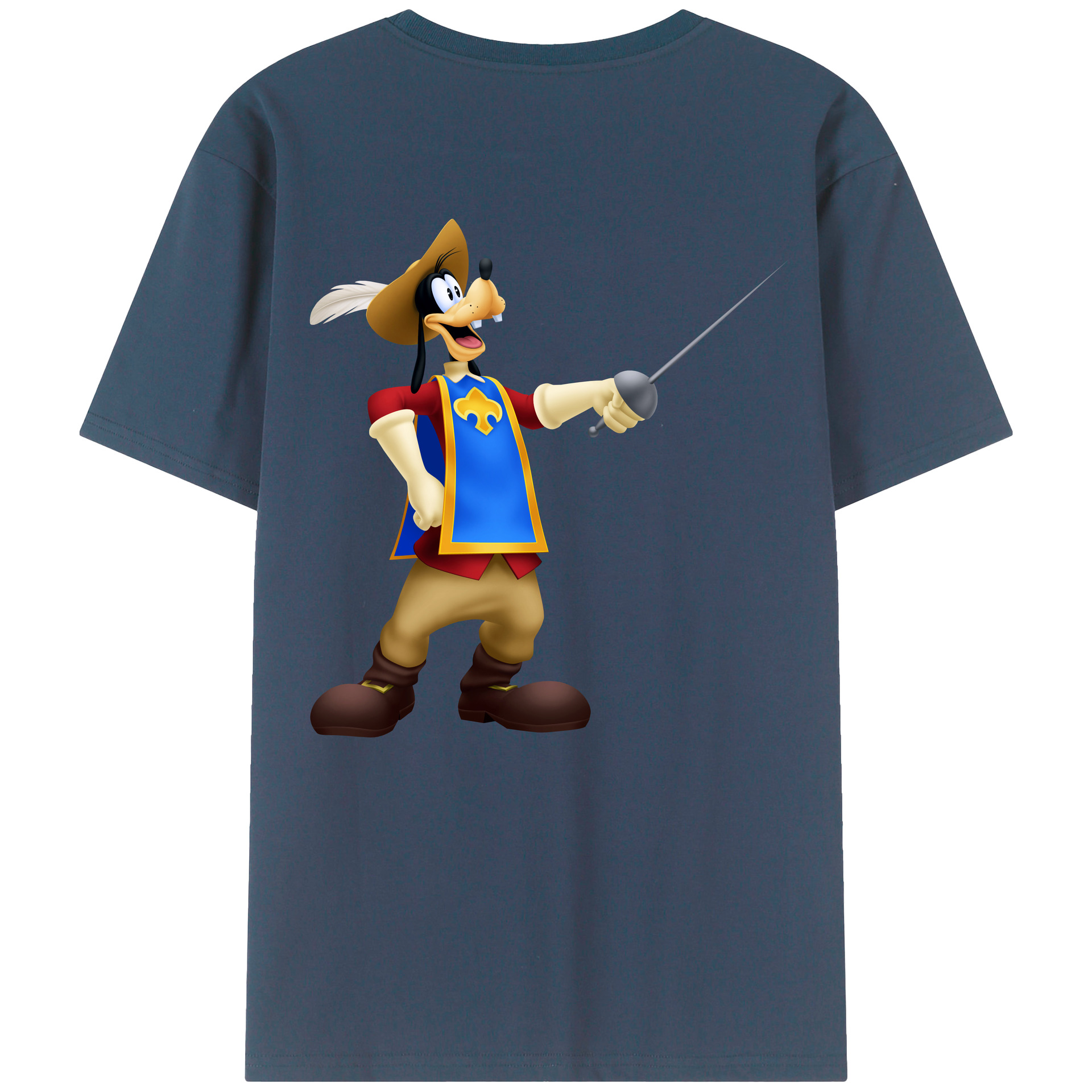 （画像用） ミッキーマウス Mickey Mouse レディース半袖Tシャツ(バックプリント)