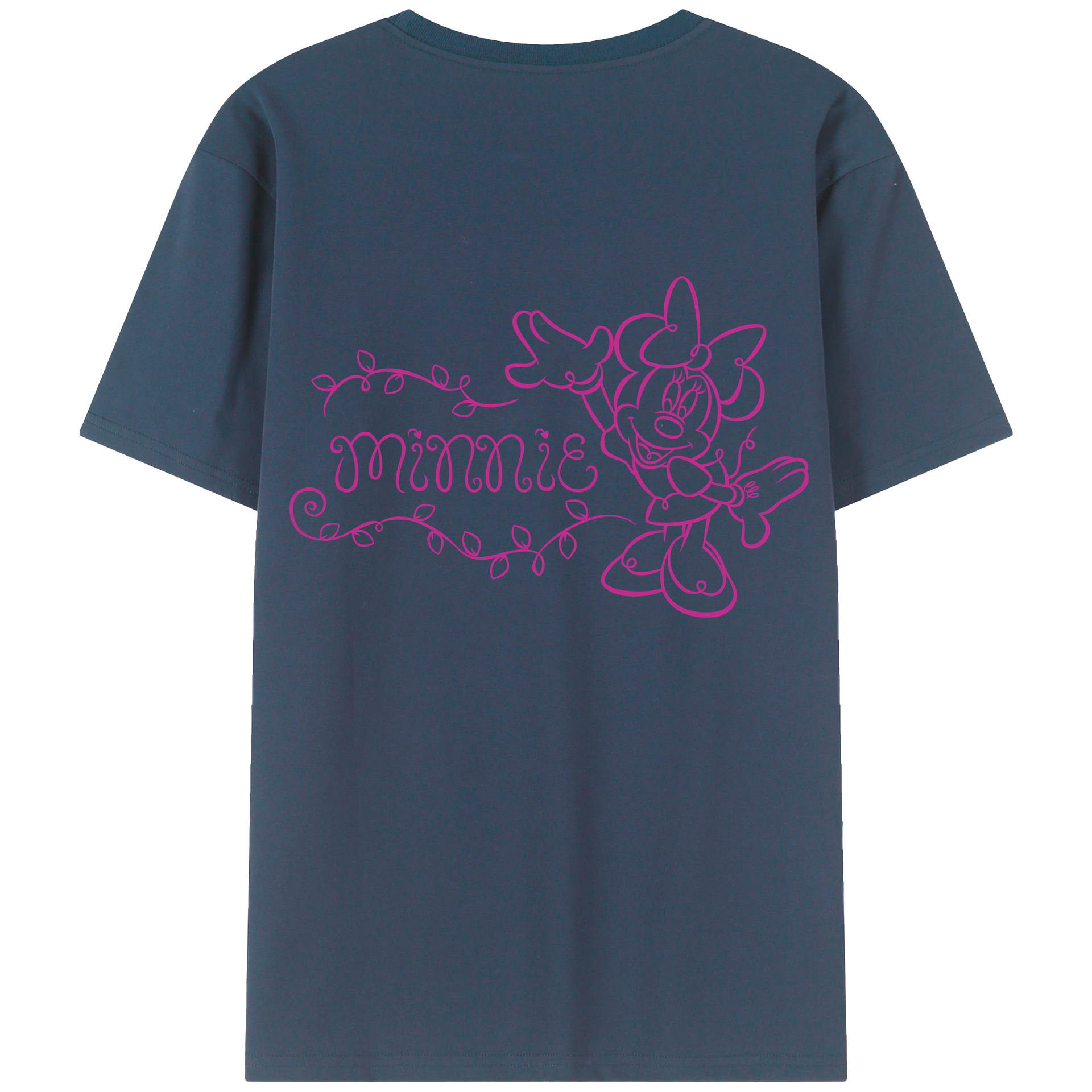 （画像用） ミッキーマウス Mickey Mouse レディース半袖Tシャツ(バックプリント)