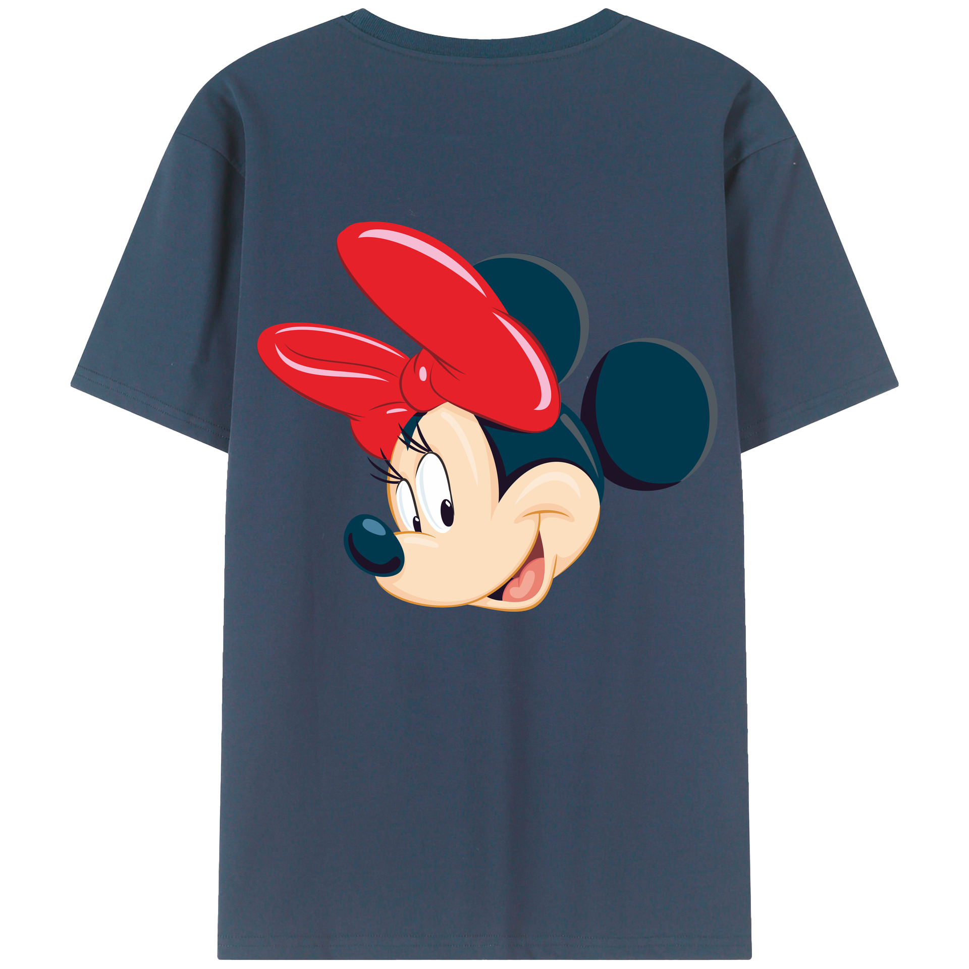 （画像用） ミッキーマウス Mickey Mouse レディース半袖Tシャツ(バックプリント)