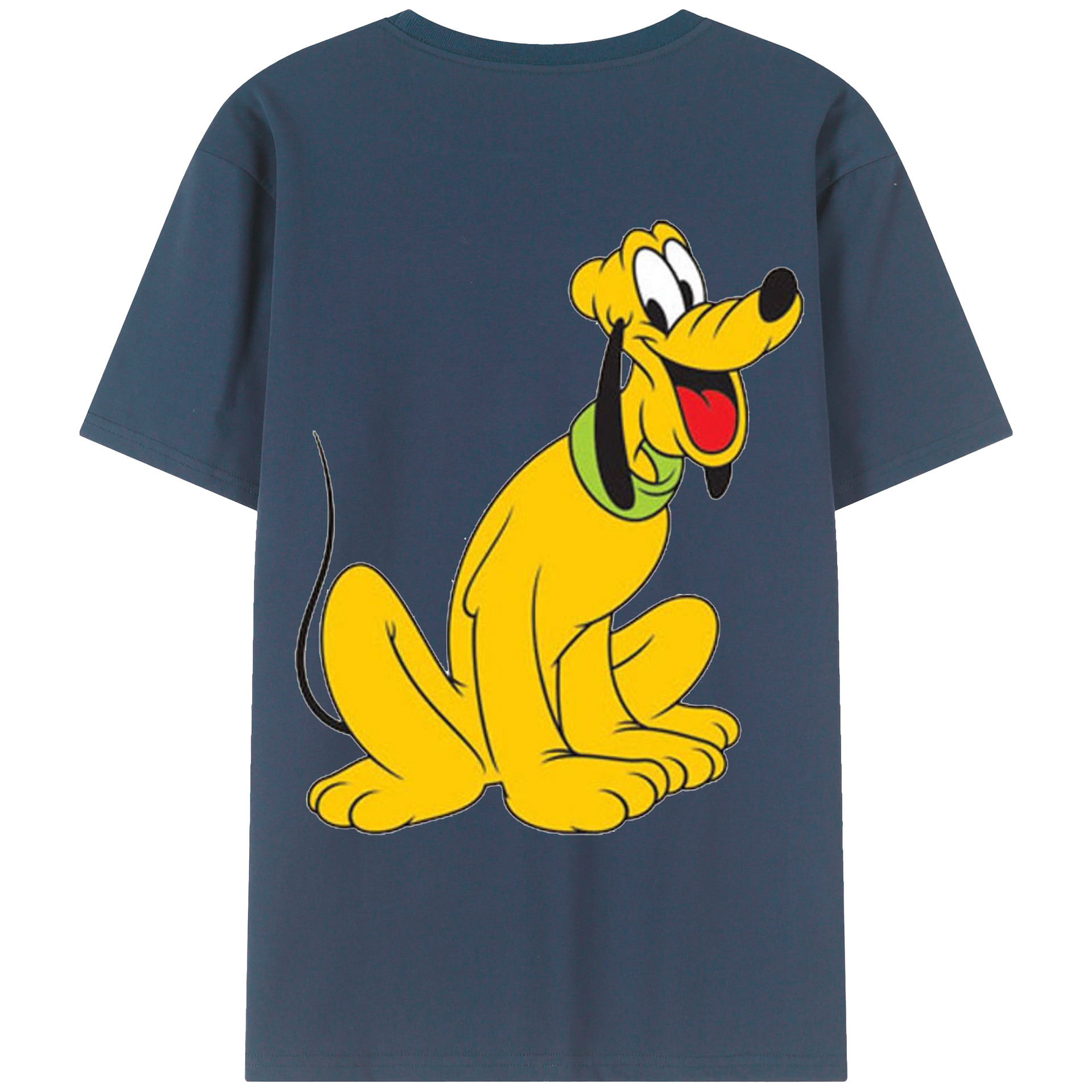 ミッキーマウス Mickey Mouse レディース半袖Tシャツ(バックプリント)