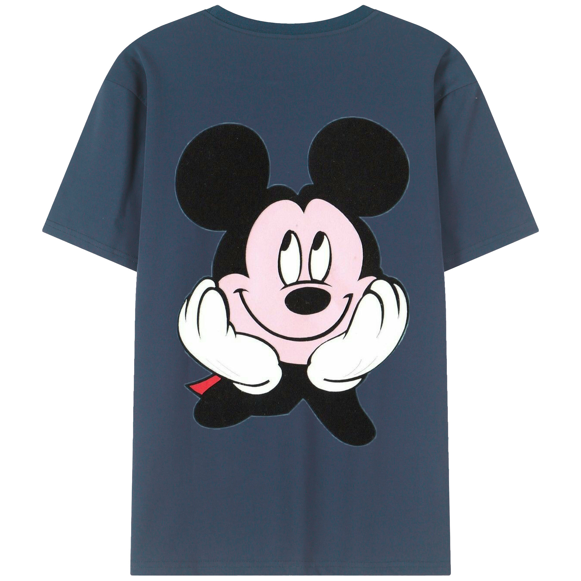 （画像用） ミッキーマウス Mickey Mouse レディース半袖Tシャツ(バックプリント)