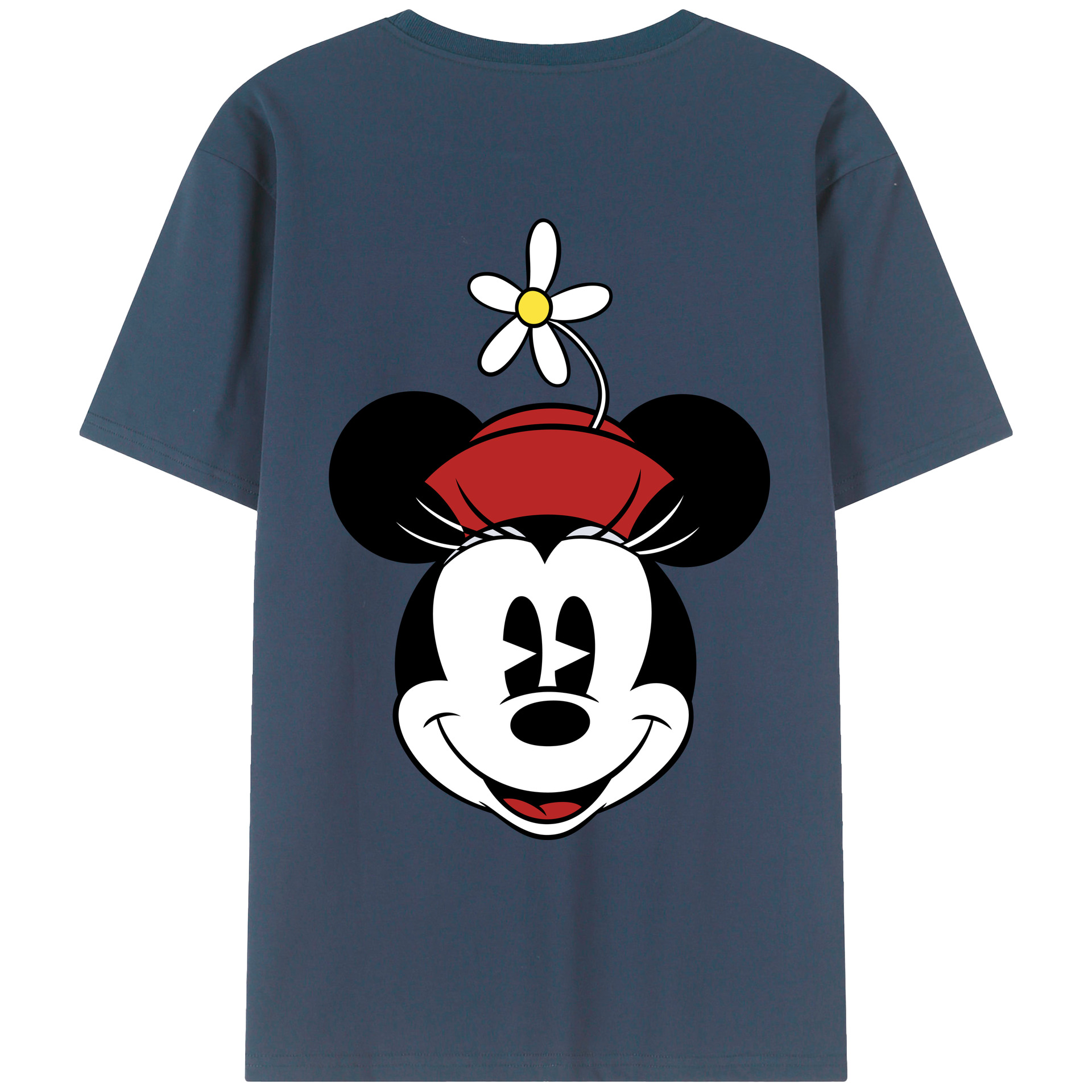 （画像用） ミッキーマウス Mickey Mouse レディース半袖Tシャツ(バックプリント)