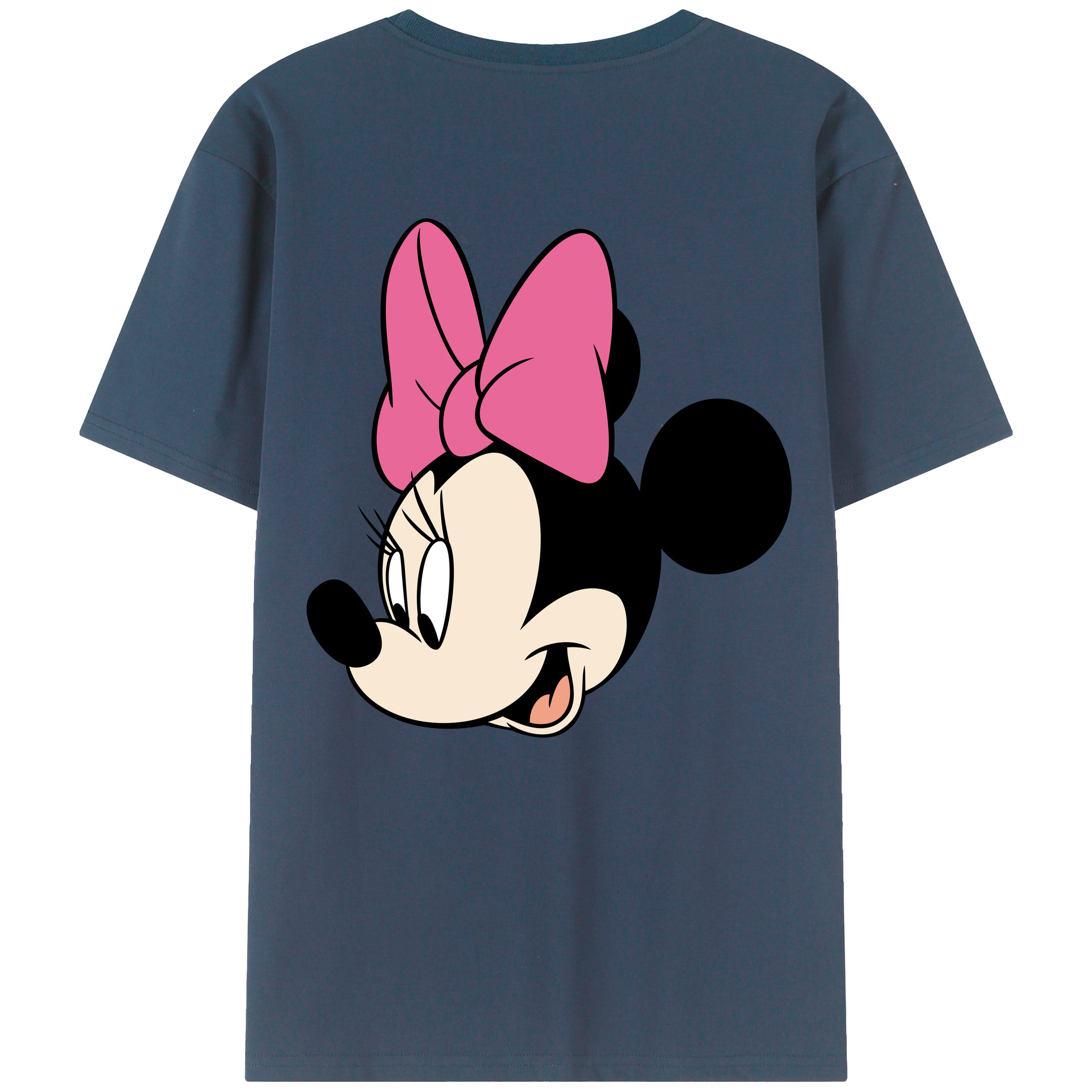 （画像用） ミッキーマウス Mickey Mouse レディース半袖Tシャツ(バックプリント)