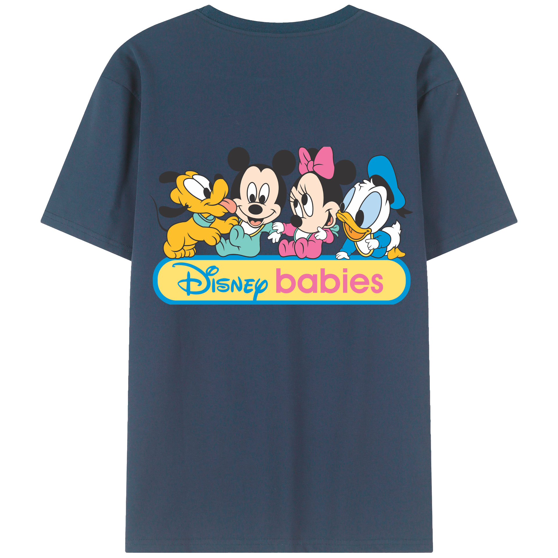 （画像用） ミッキーマウス Mickey Mouse レディース半袖Tシャツ(バックプリント)