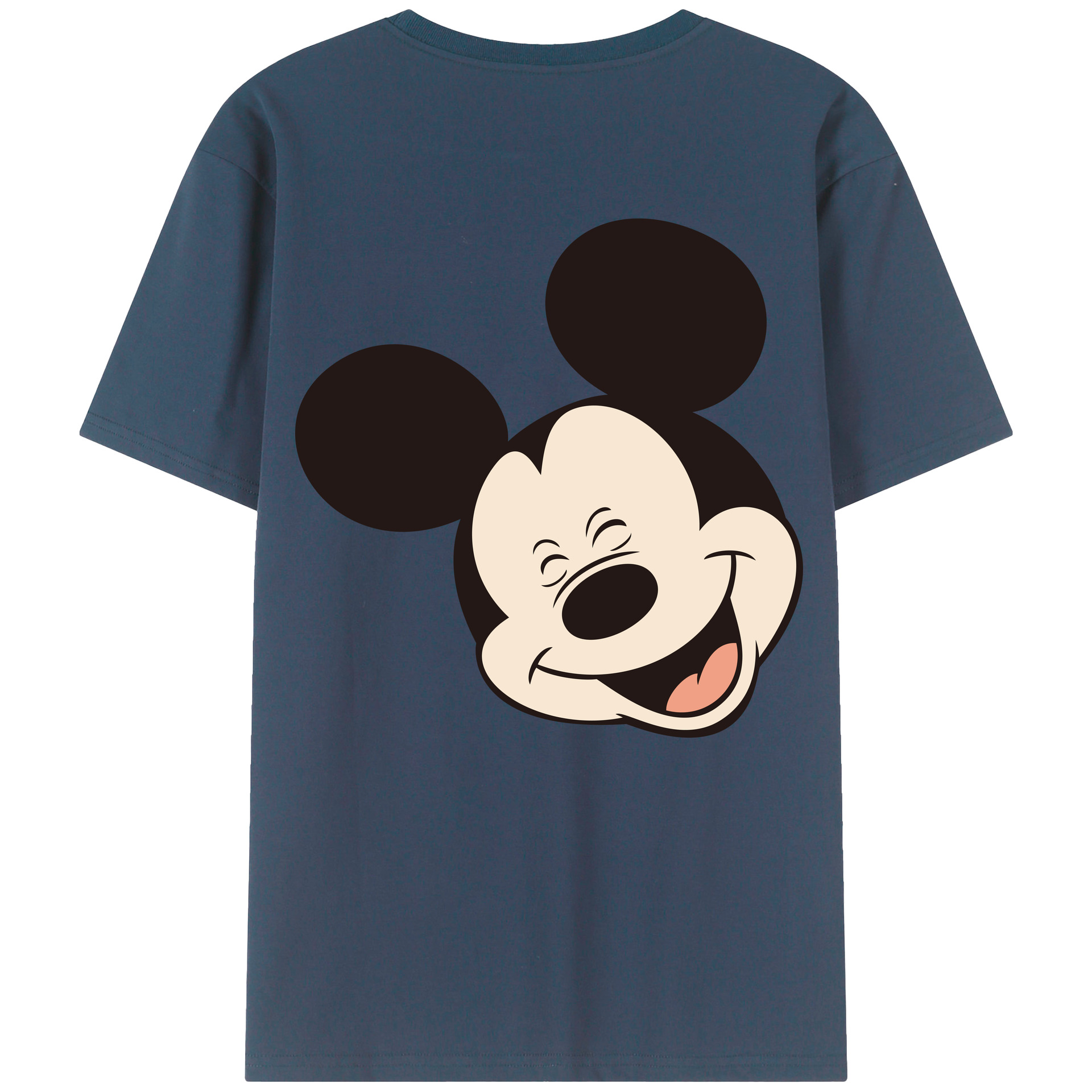 （画像用） ミッキーマウス Mickey Mouse レディース半袖Tシャツ(バックプリント)