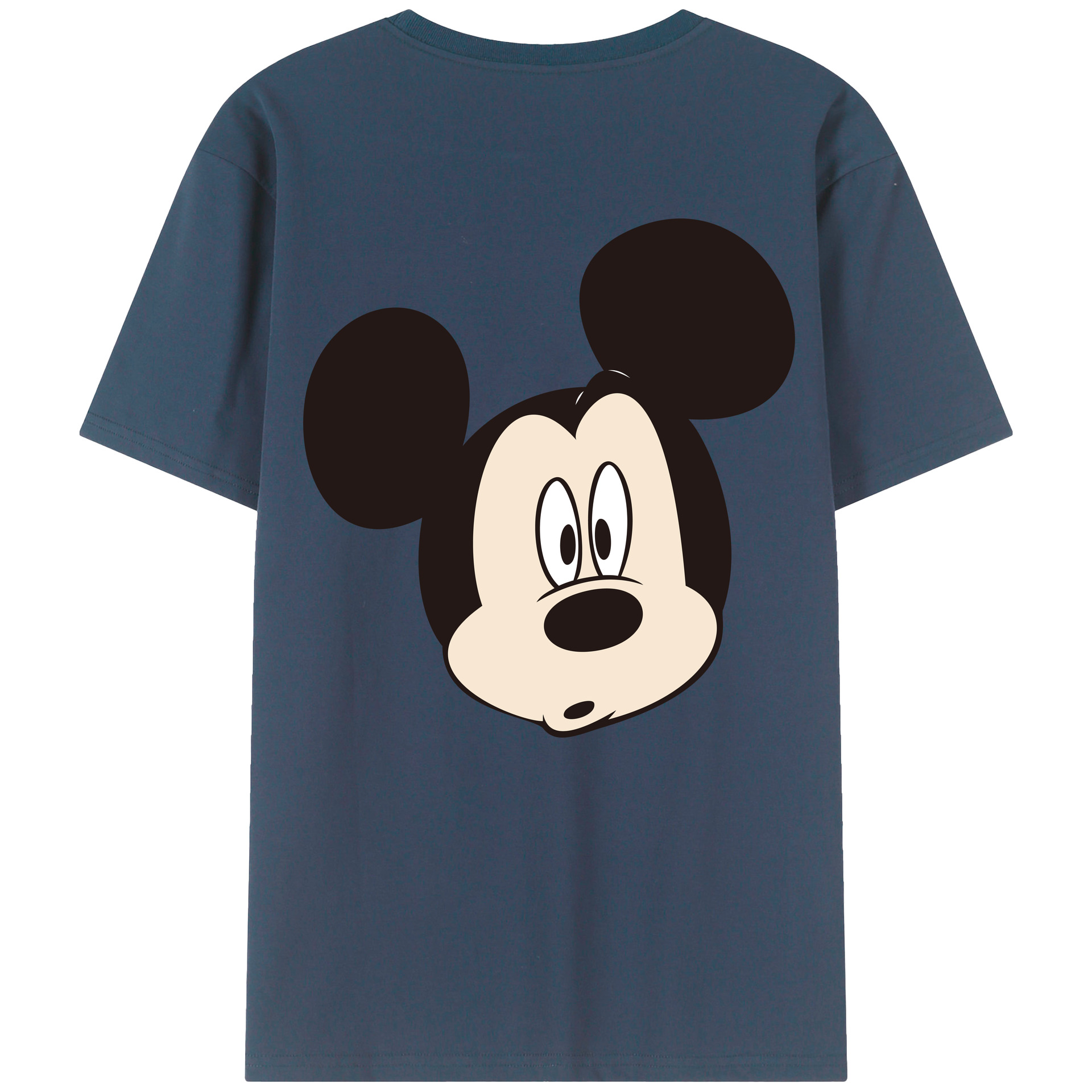 （画像用） ミッキーマウス Mickey Mouse レディース半袖Tシャツ(バックプリント)