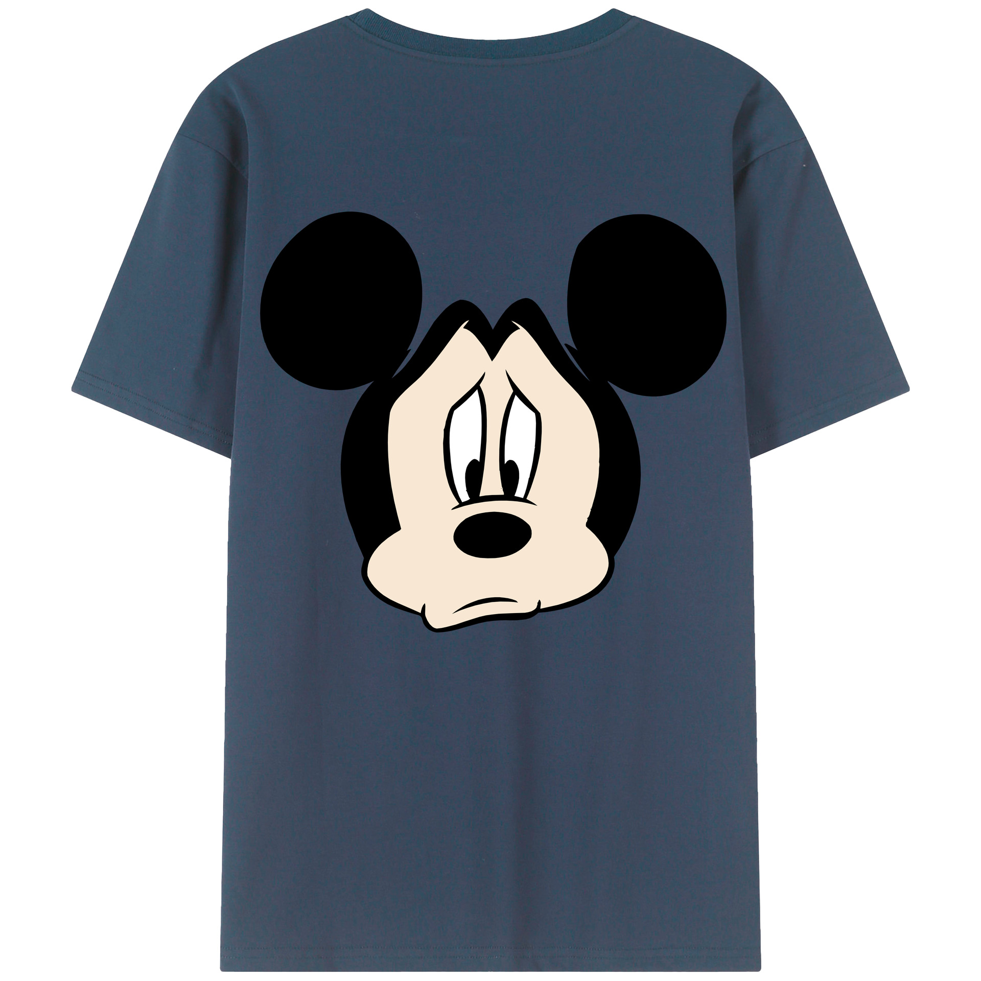 （画像用） ミッキーマウス Mickey Mouse レディース半袖Tシャツ(バックプリント)