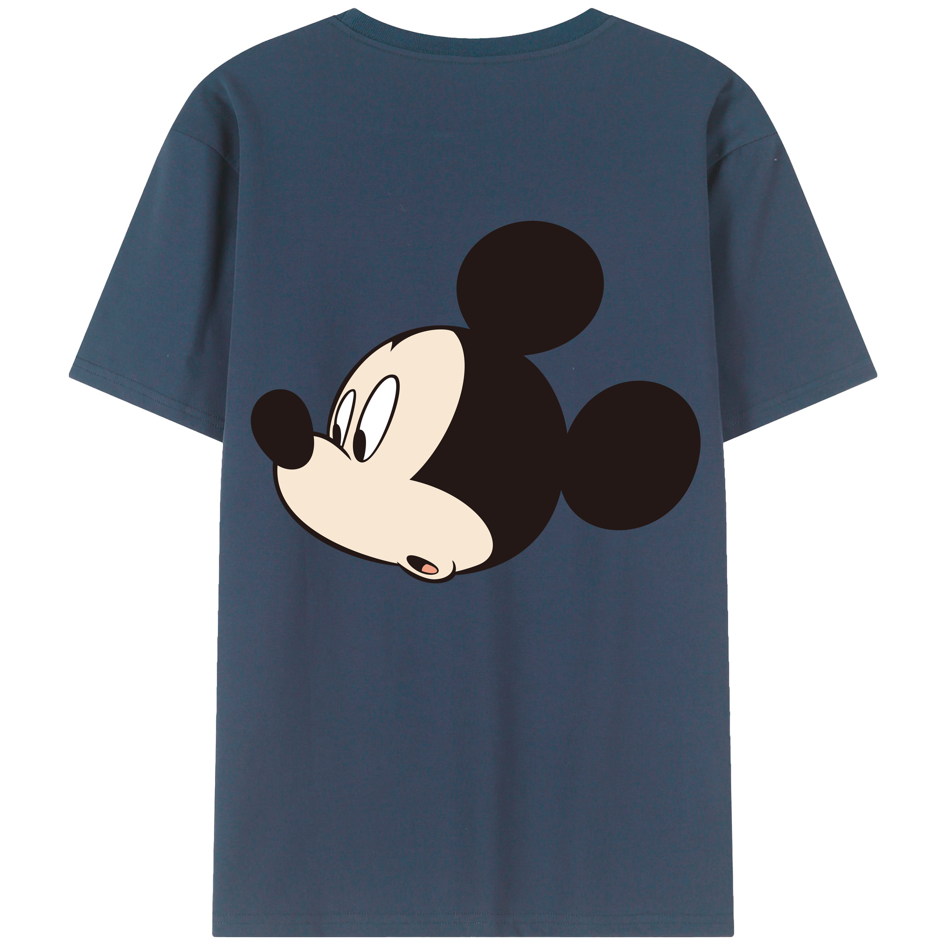 （画像用） ミッキーマウス Mickey Mouse レディース半袖Tシャツ(バックプリント)
