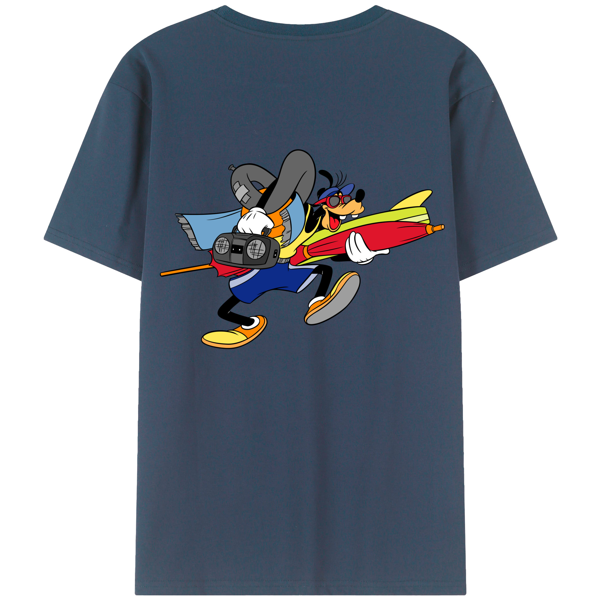 （画像用） ミッキーマウス Mickey Mouse レディース半袖Tシャツ(バックプリント)
