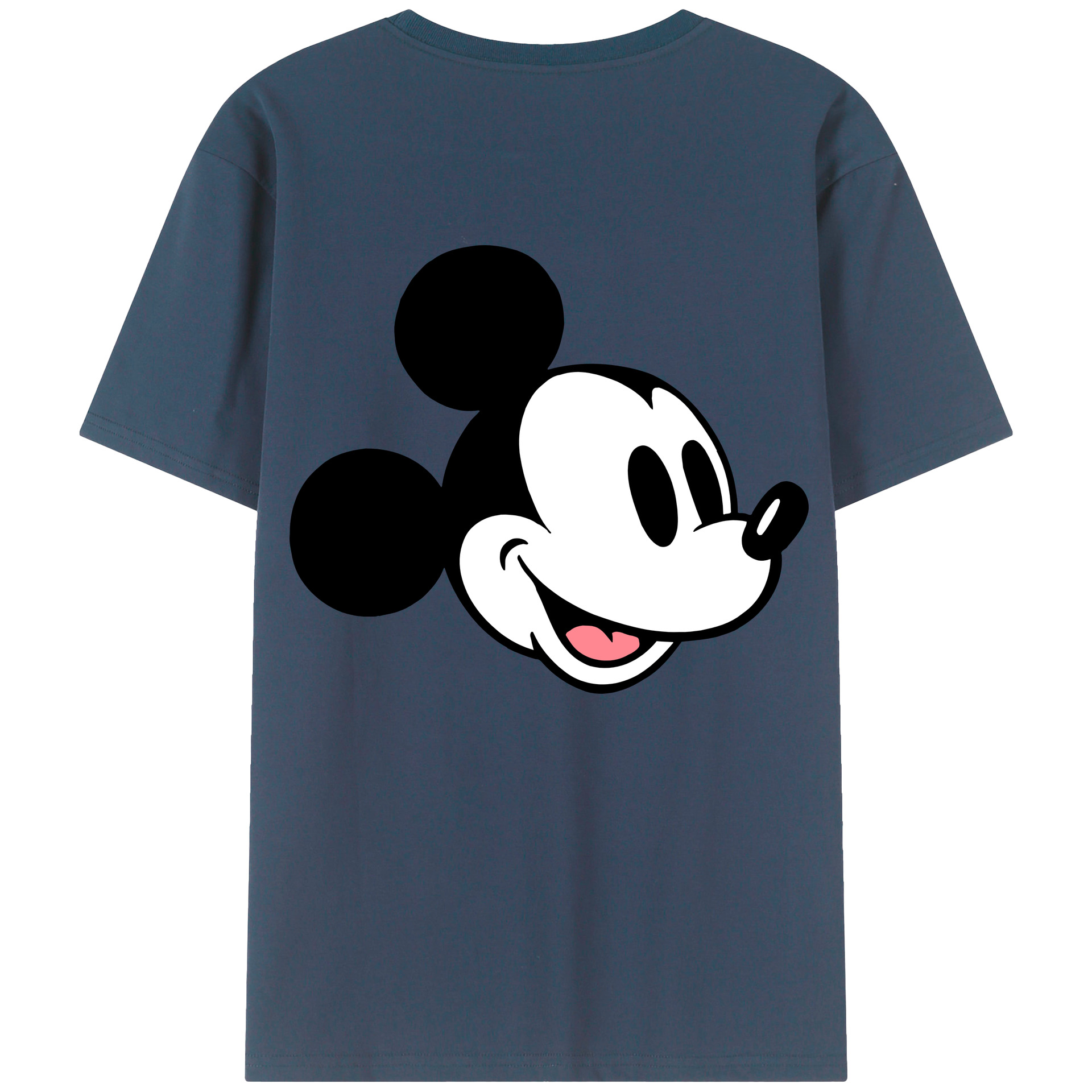 （画像用） ミッキーマウス Mickey Mouse レディース半袖Tシャツ(バックプリント)