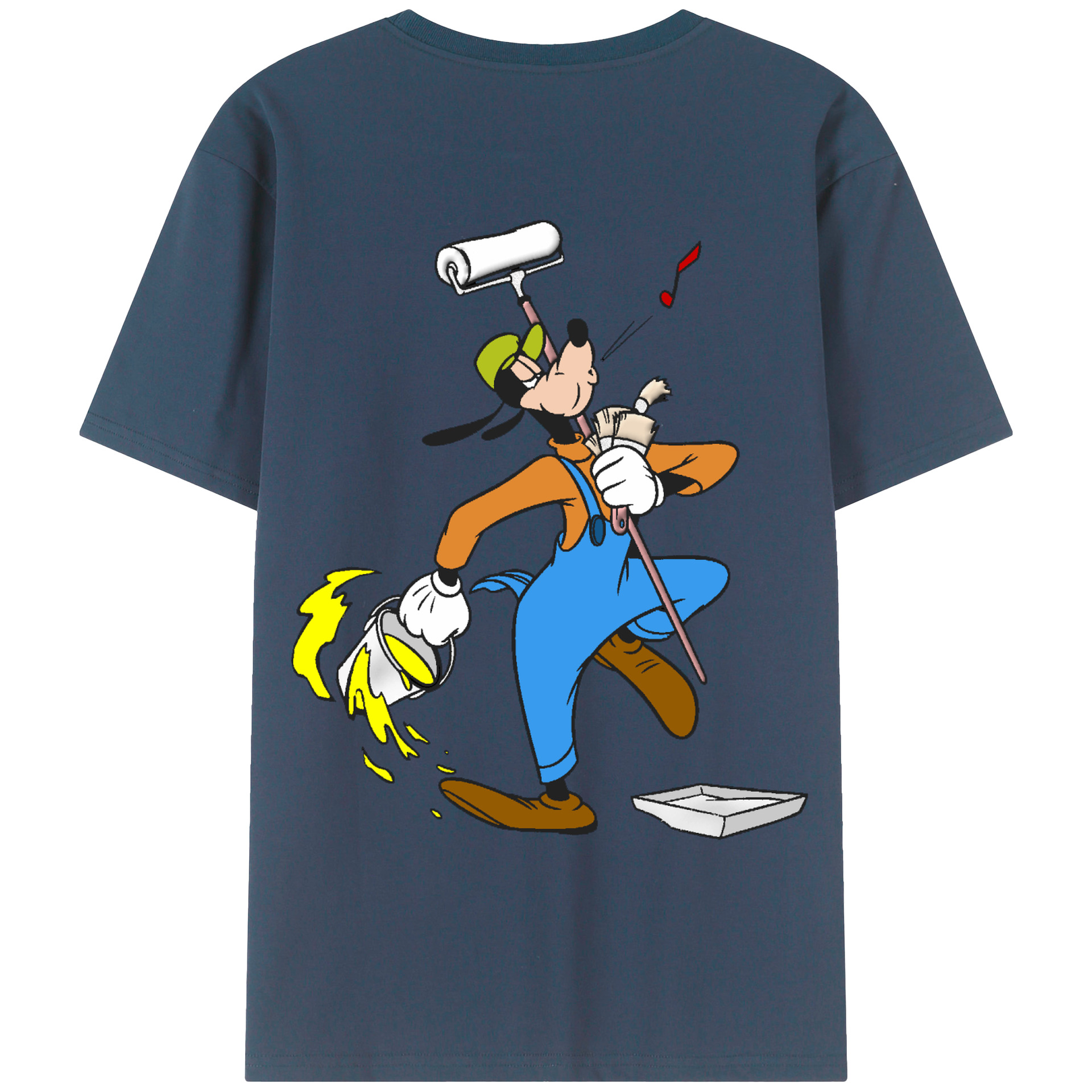 （画像用） ミッキーマウス Mickey Mouse レディース半袖Tシャツ(バックプリント)