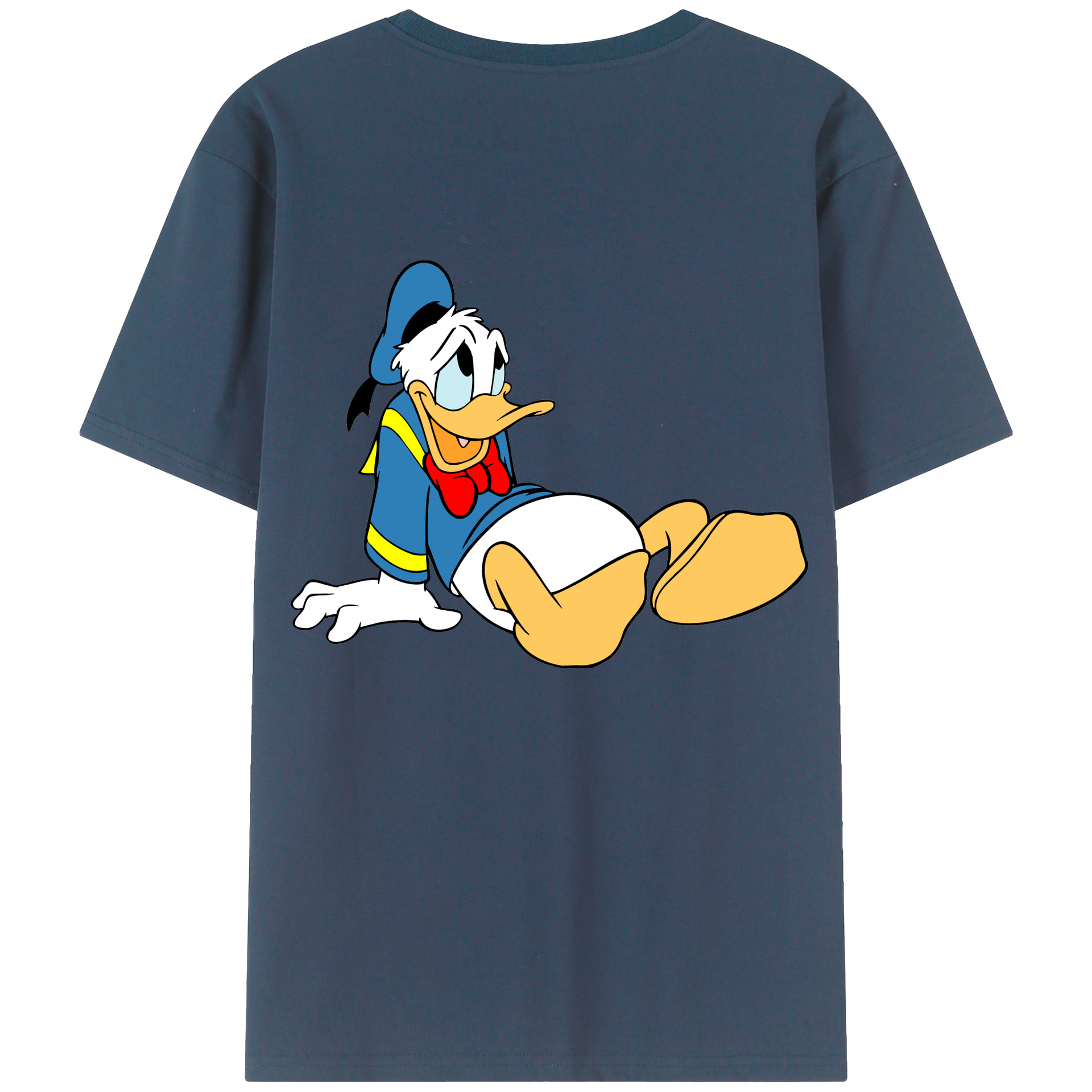 （画像用） ミッキーマウス Mickey Mouse レディース半袖Tシャツ(バックプリント)