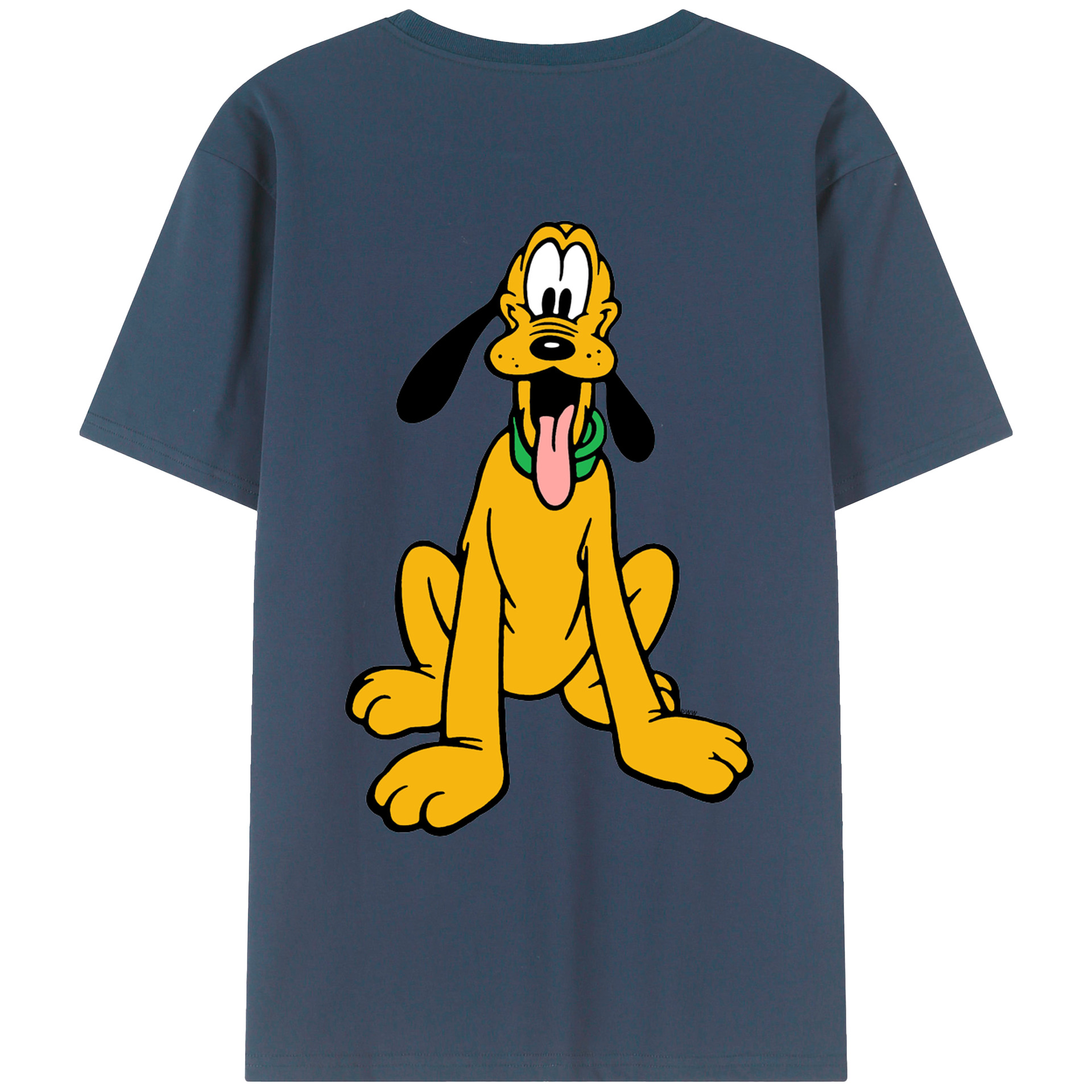 （画像用） ミッキーマウス Mickey Mouse レディース半袖Tシャツ(バックプリント)