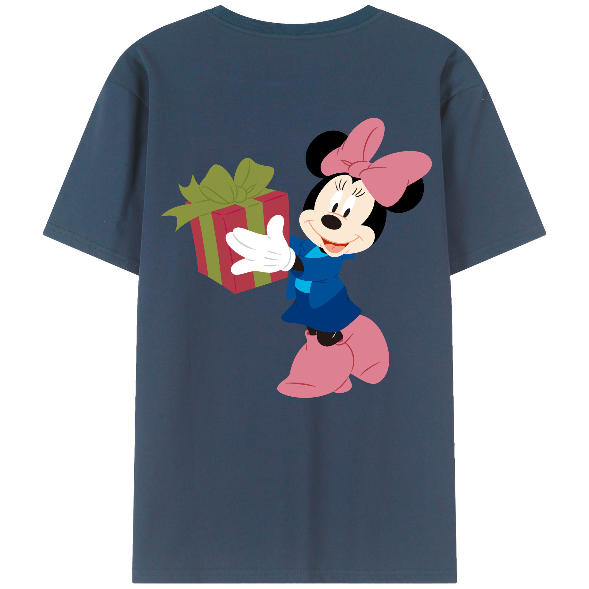 （画像用） ミッキーマウス Mickey Mouse レディース半袖Tシャツ(バックプリント)