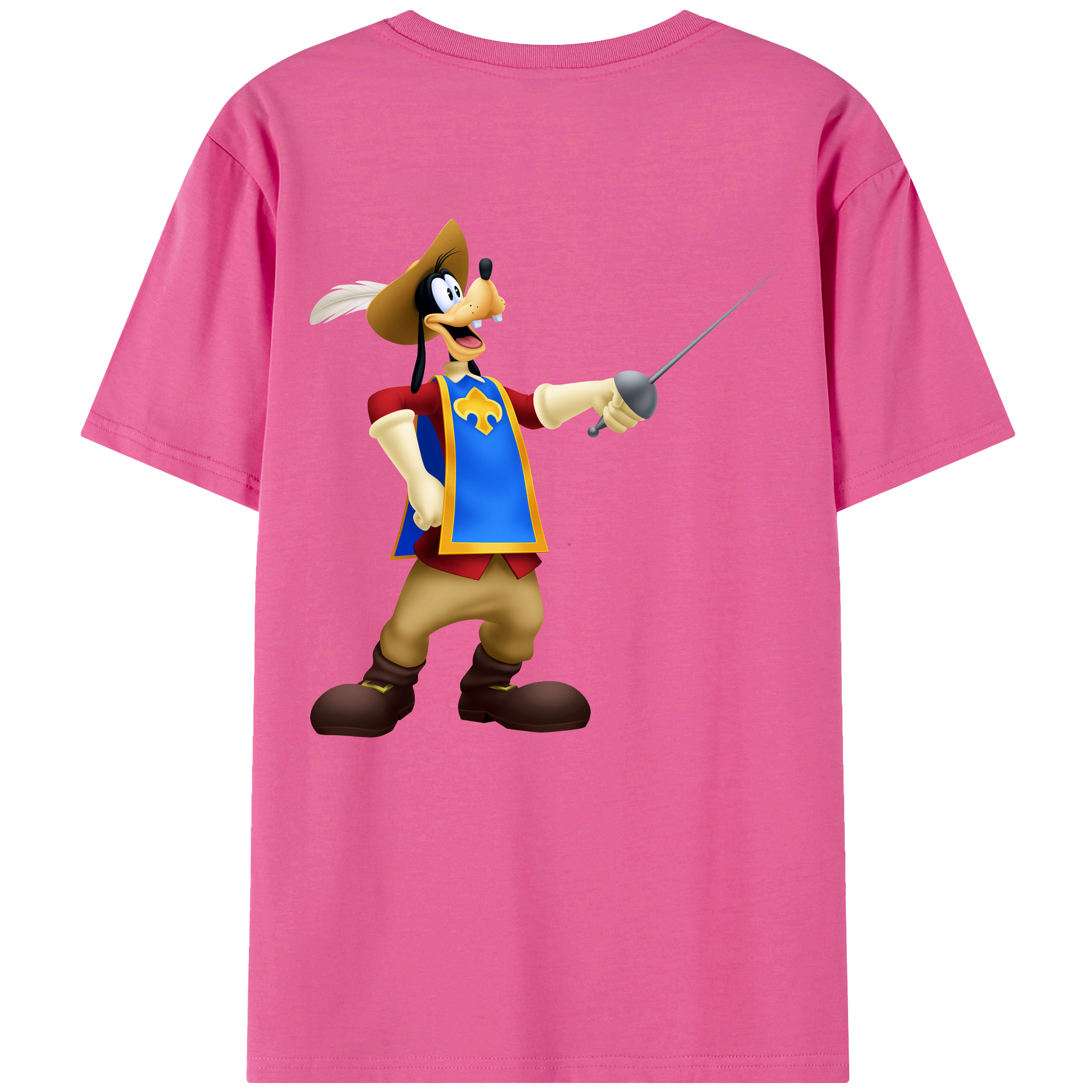 （画像用） ミッキーマウス Mickey Mouse レディース半袖Tシャツ(バックプリント)