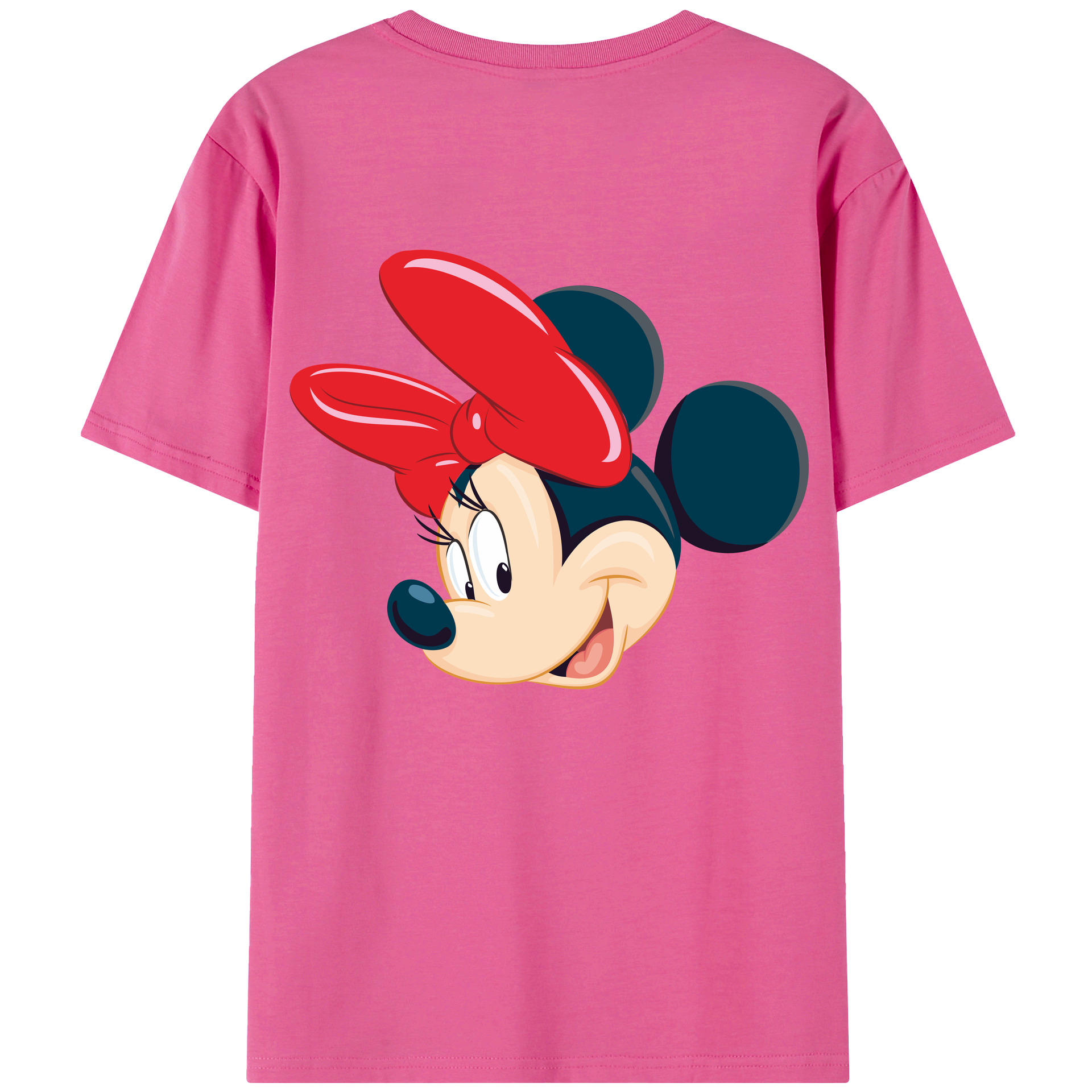 （画像用） ミッキーマウス Mickey Mouse レディース半袖Tシャツ(バックプリント)
