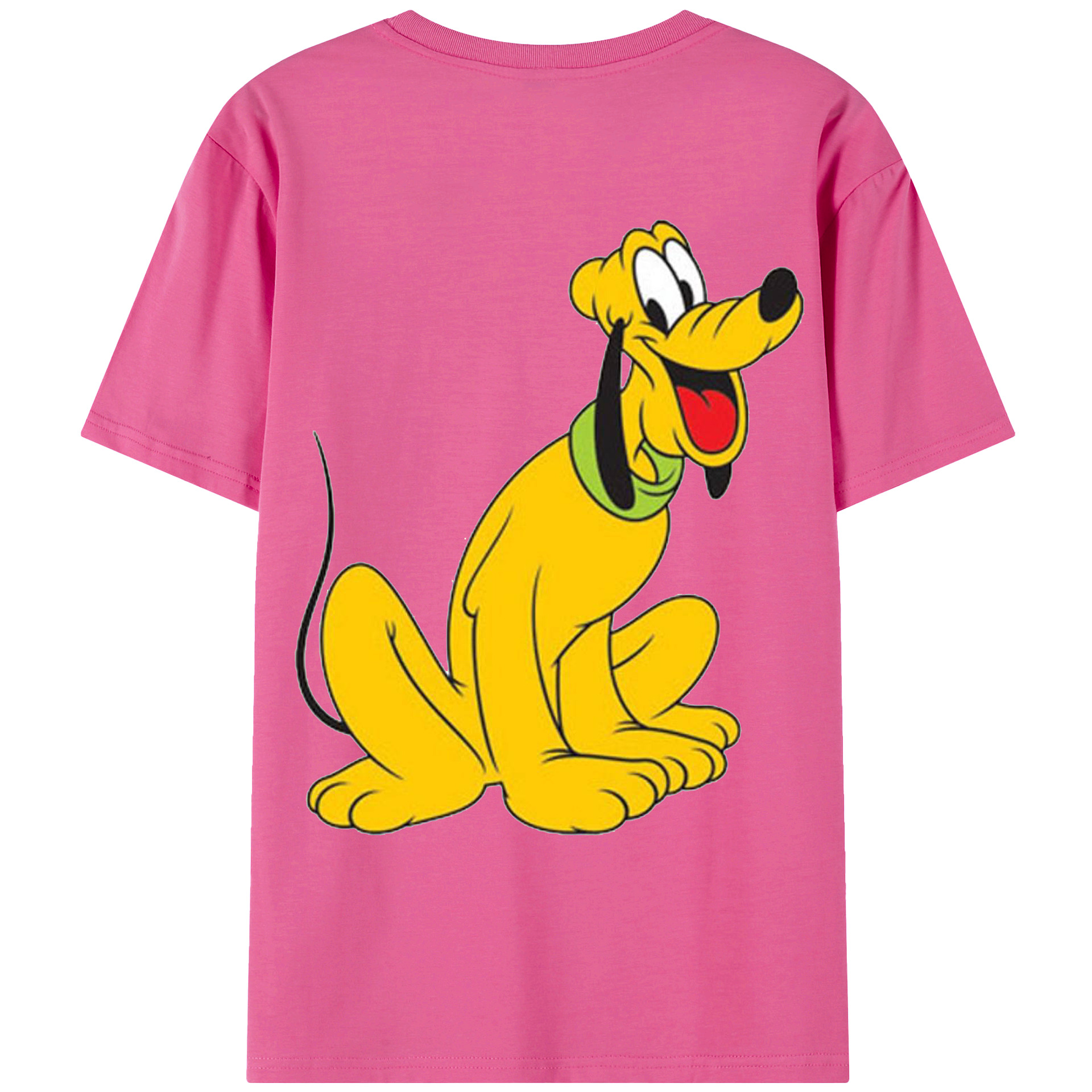 ミッキーマウス Mickey Mouse レディース半袖Tシャツ(バックプリント)