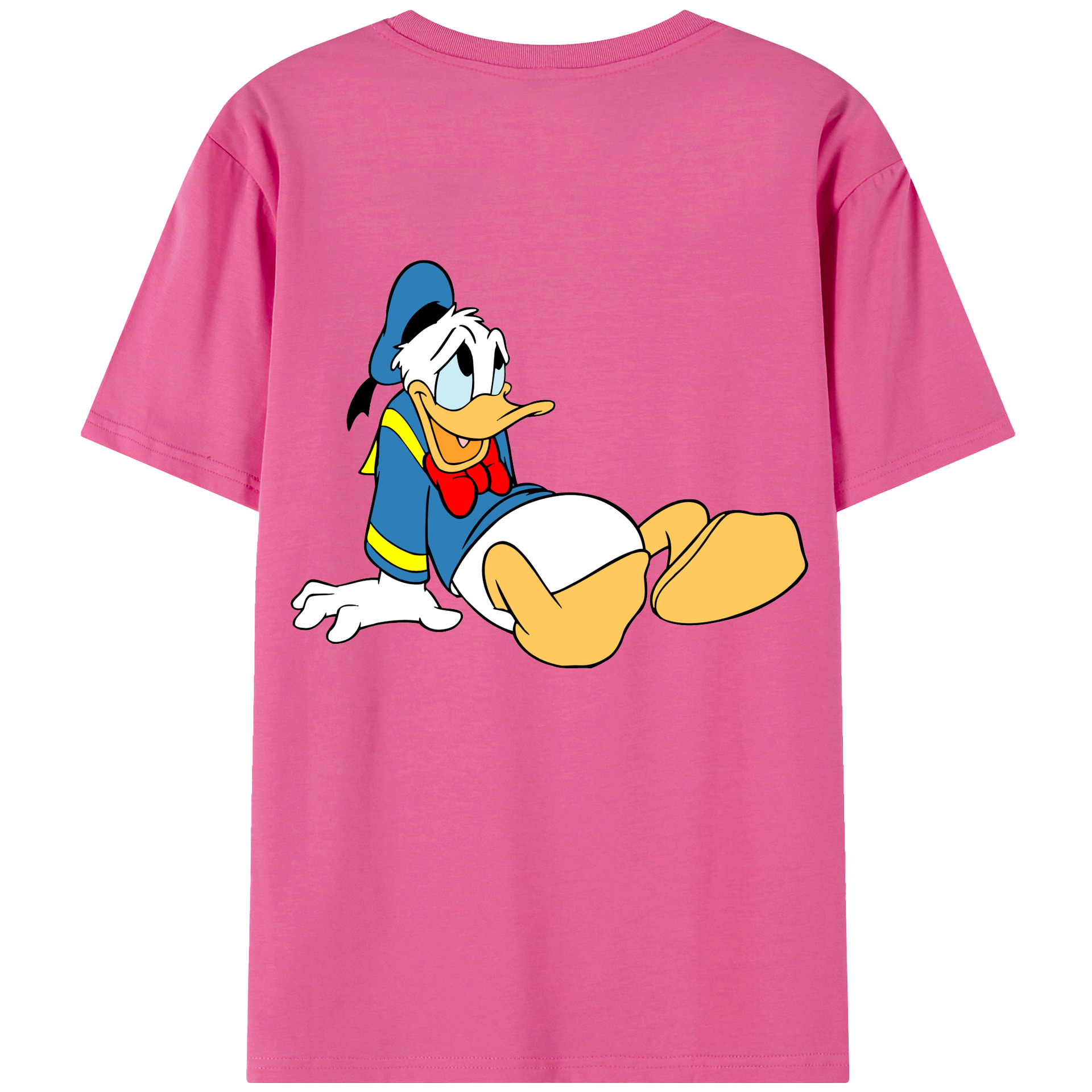 （画像用） ミッキーマウス Mickey Mouse レディース半袖Tシャツ(バックプリント)