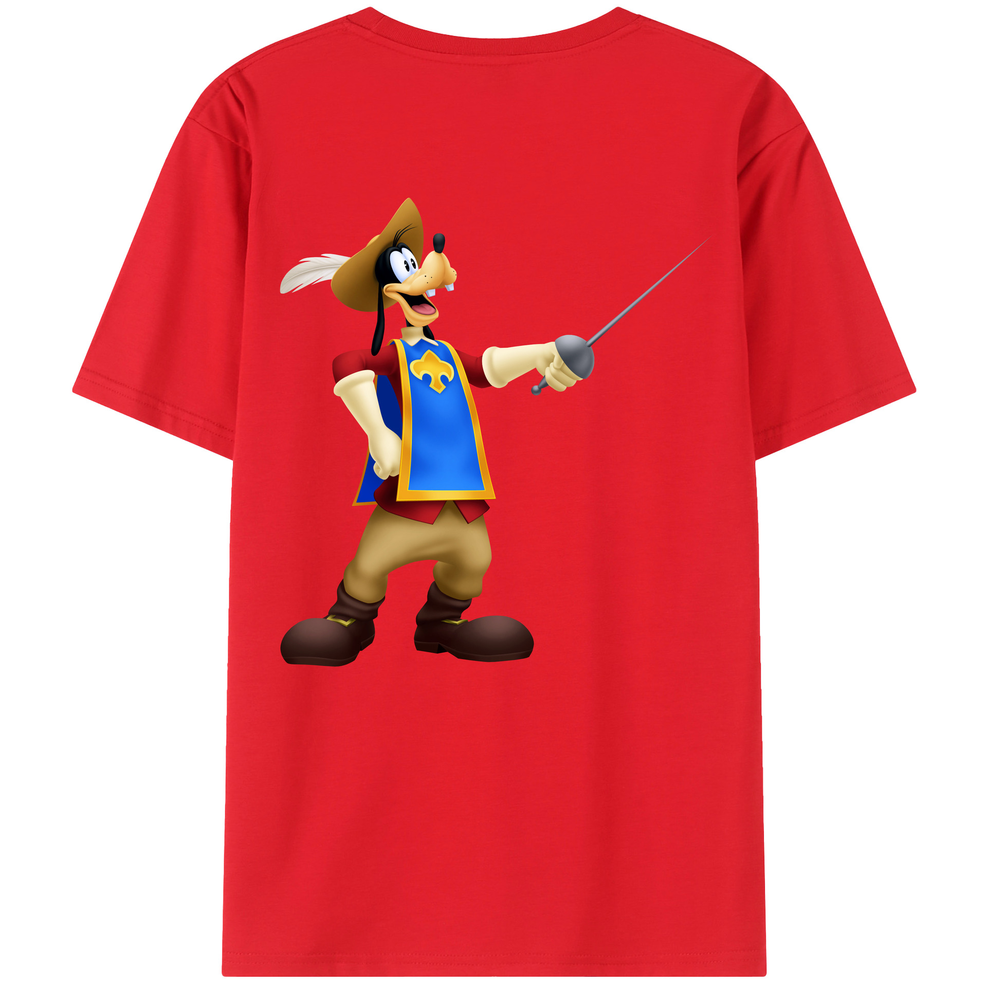 （画像用） ミッキーマウス Mickey Mouse レディース半袖Tシャツ(バックプリント)