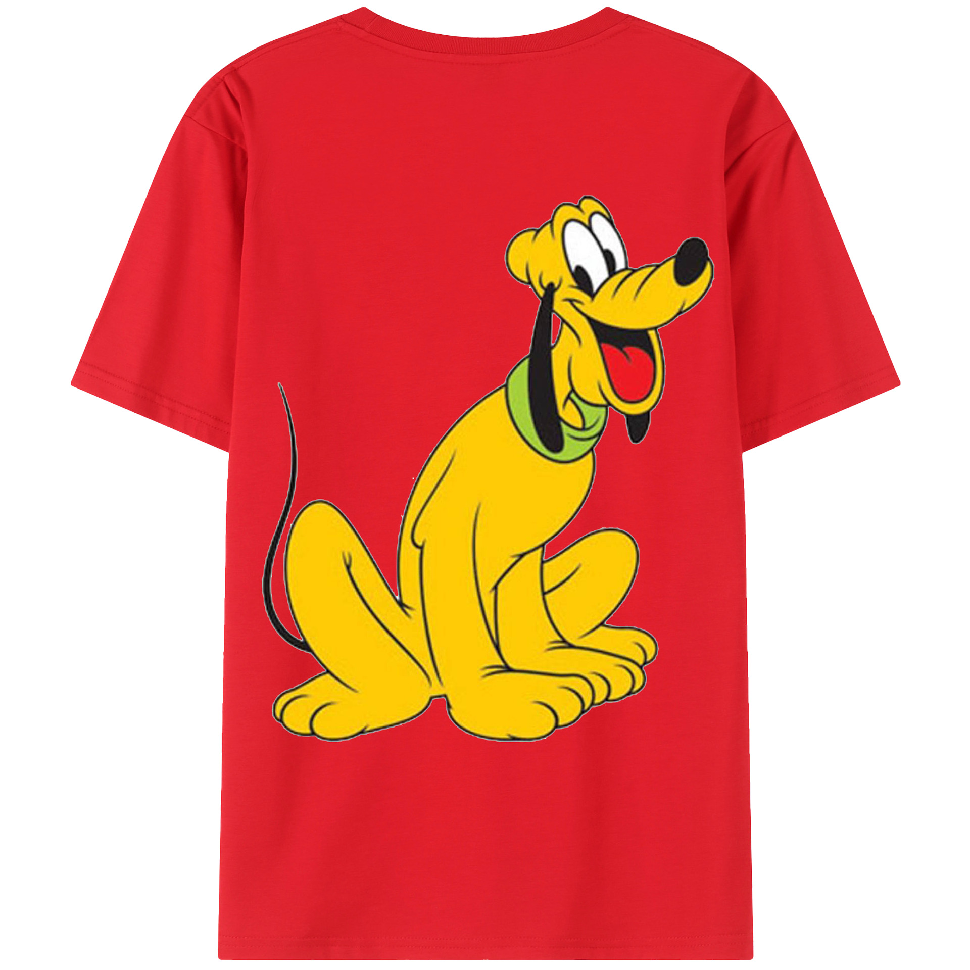 ミッキーマウス Mickey Mouse レディース半袖Tシャツ(バックプリント)