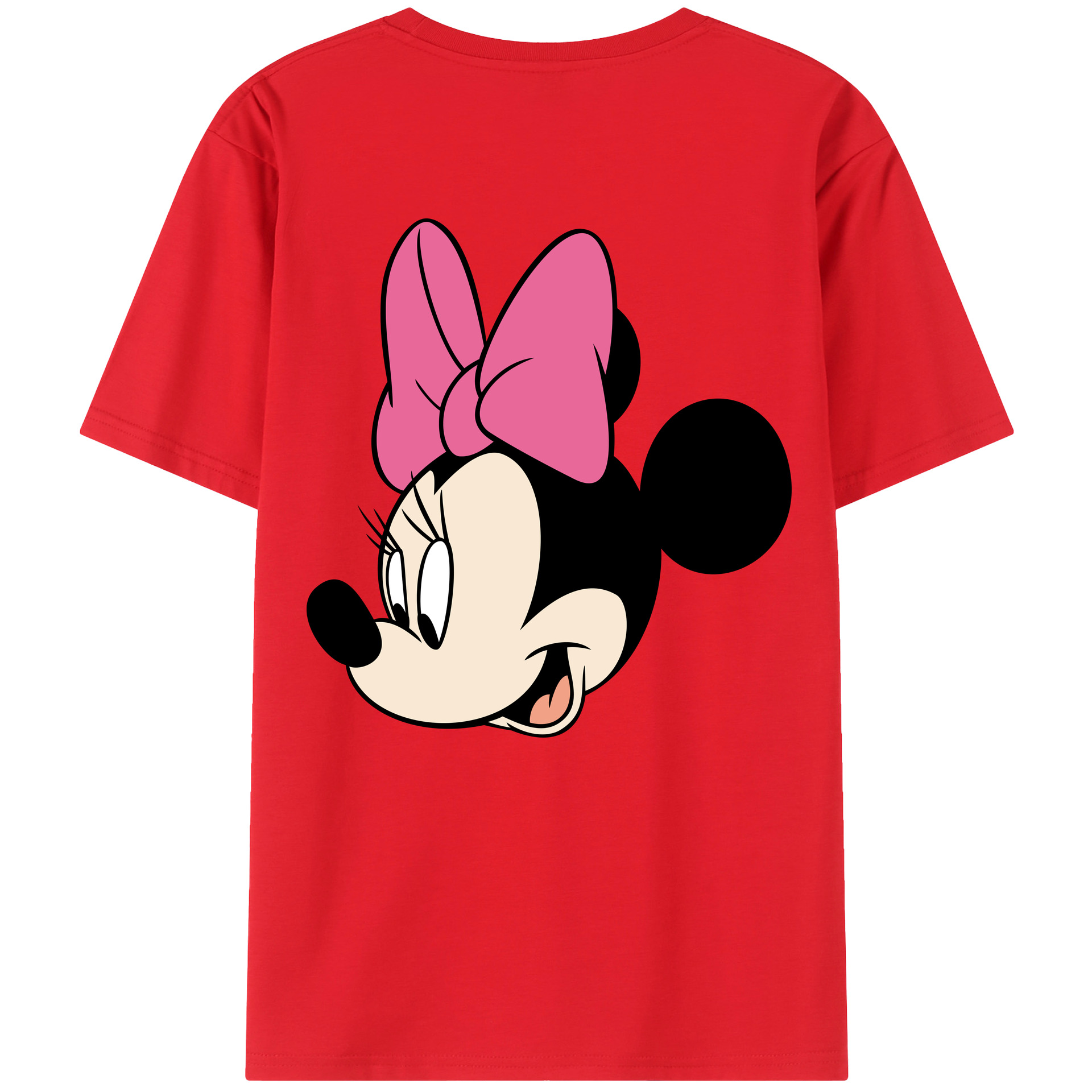 （画像用） ミッキーマウス Mickey Mouse レディース半袖Tシャツ(バックプリント)