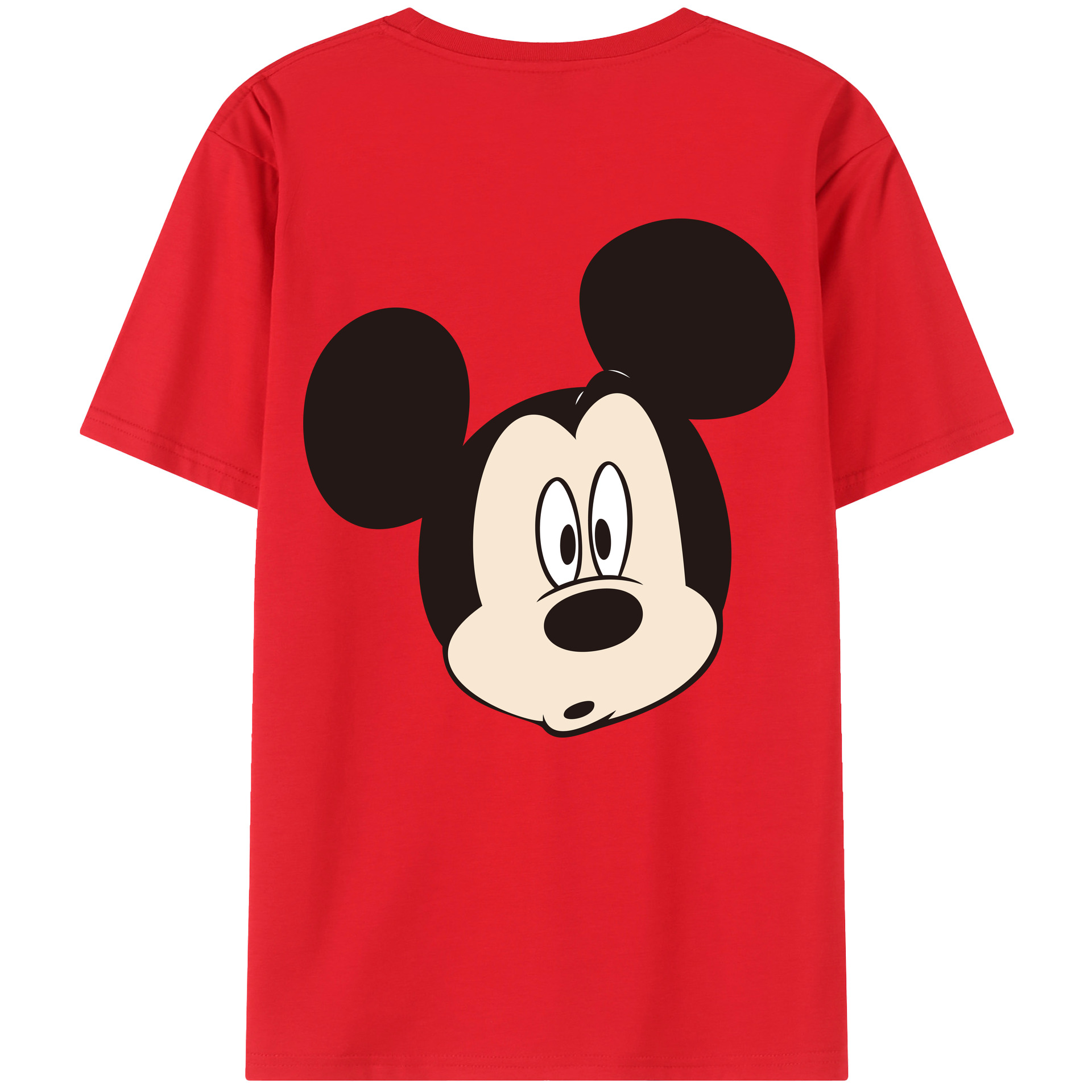 （画像用） ミッキーマウス Mickey Mouse レディース半袖Tシャツ(バックプリント)