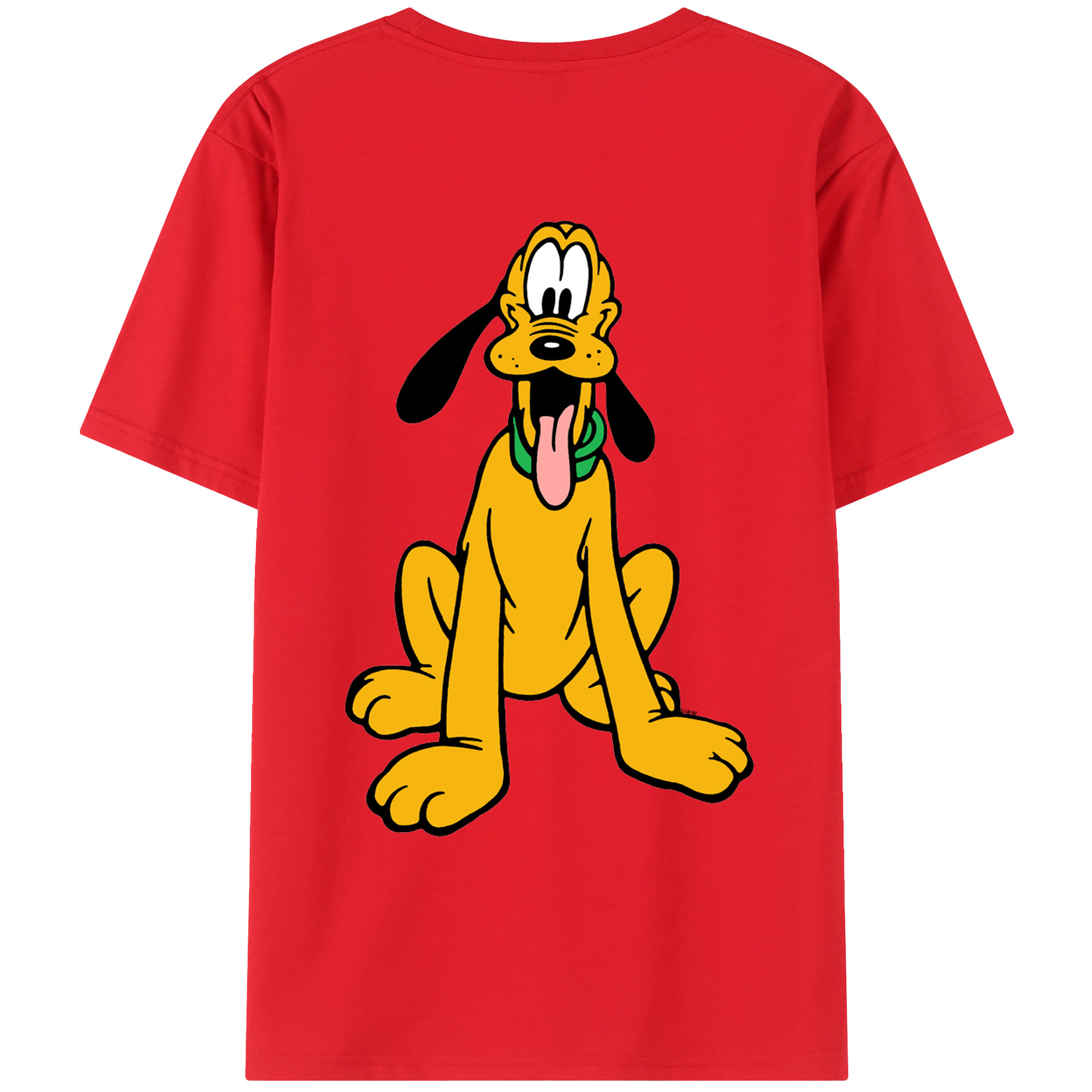 （画像用） ミッキーマウス Mickey Mouse レディース半袖Tシャツ(バックプリント)