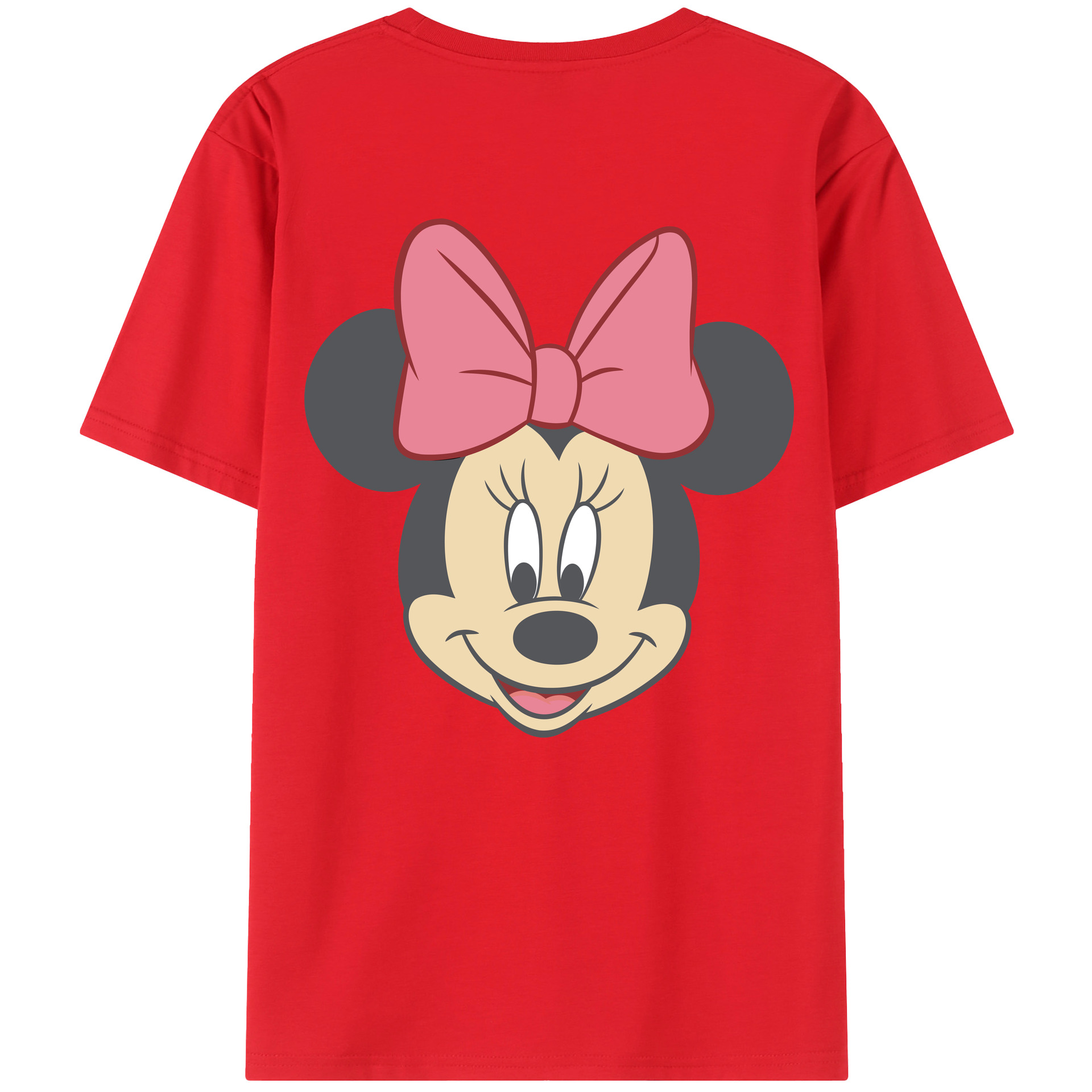 （画像用） ミッキーマウス Mickey Mouse レディース半袖Tシャツ(バックプリント)