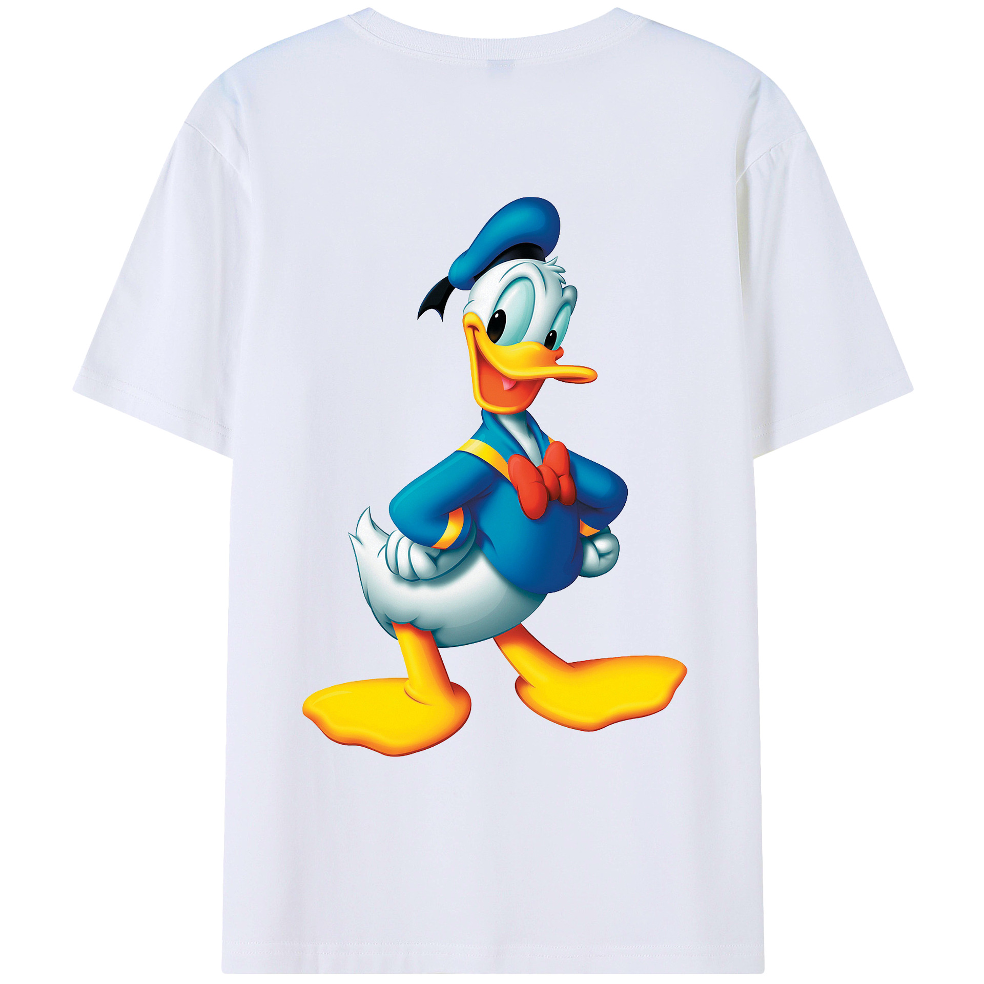 （画像用） ミッキーマウス Mickey Mouse レディース半袖Tシャツ(バックプリント)