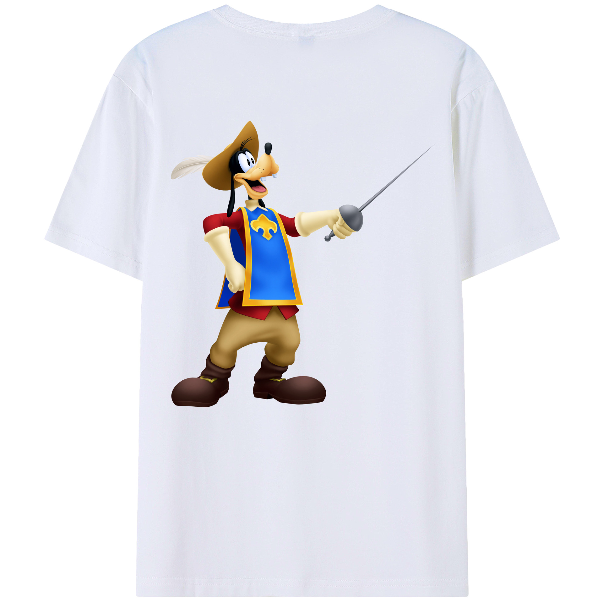 （画像用） ミッキーマウス Mickey Mouse レディース半袖Tシャツ(バックプリント)