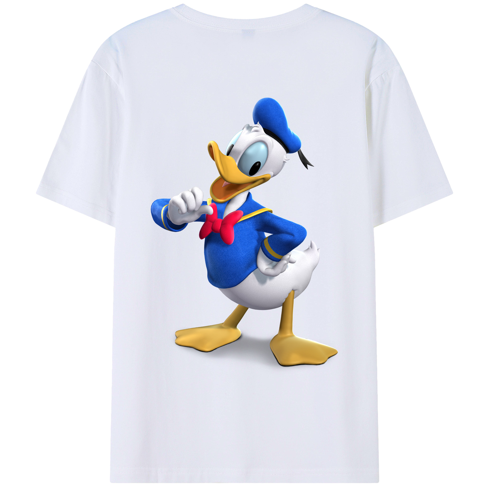 （画像用） ミッキーマウス Mickey Mouse レディース半袖Tシャツ(バックプリント)