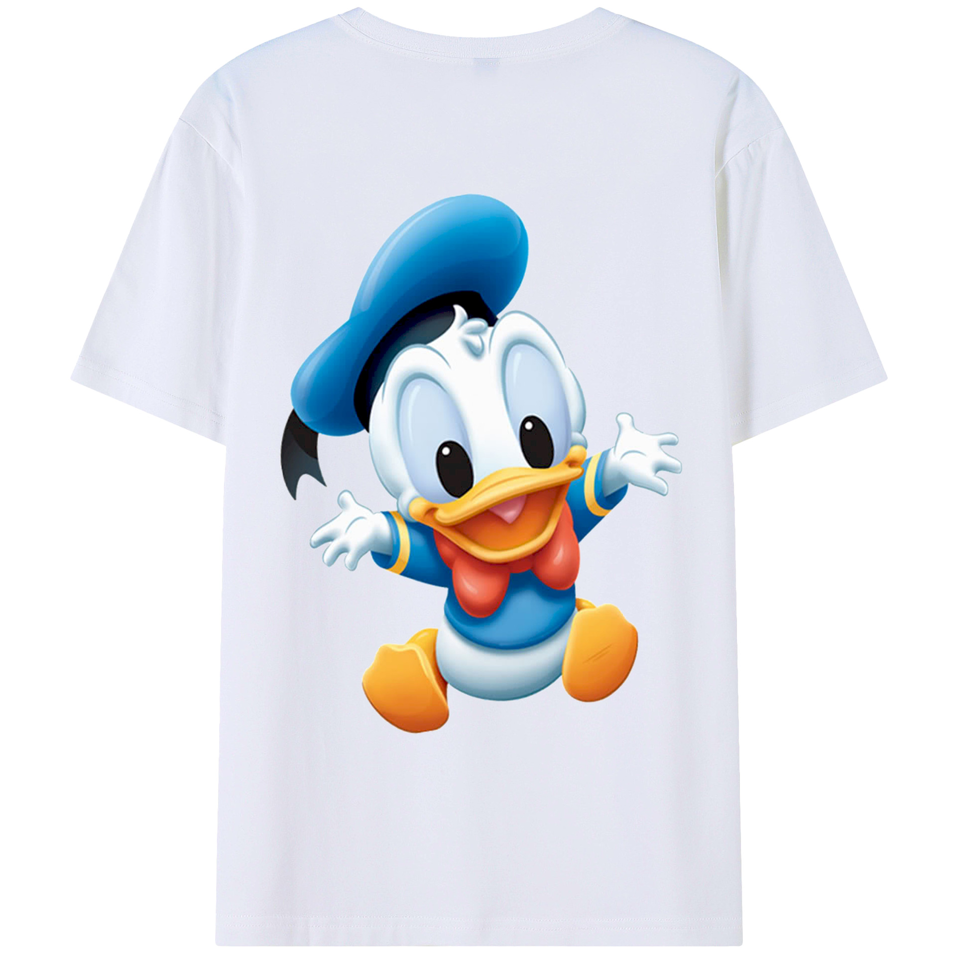 （画像用） ミッキーマウス Mickey Mouse レディース半袖Tシャツ(バックプリント)