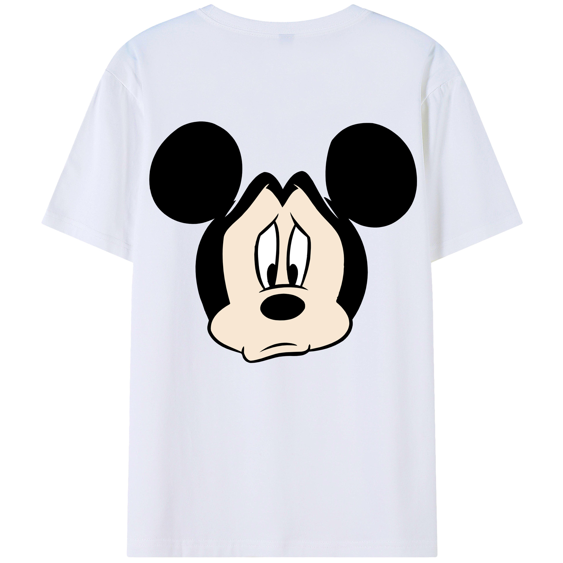 （画像用） ミッキーマウス Mickey Mouse レディース半袖Tシャツ(バックプリント)