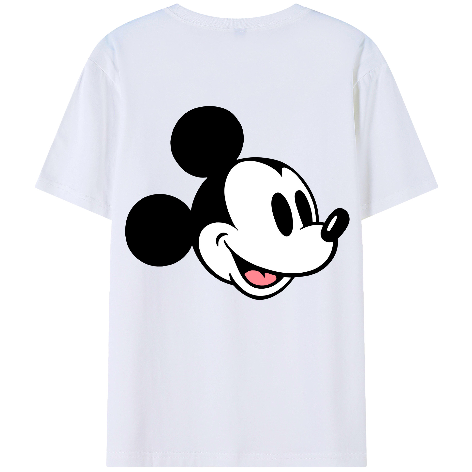 （画像用） ミッキーマウス Mickey Mouse レディース半袖Tシャツ(バックプリント)