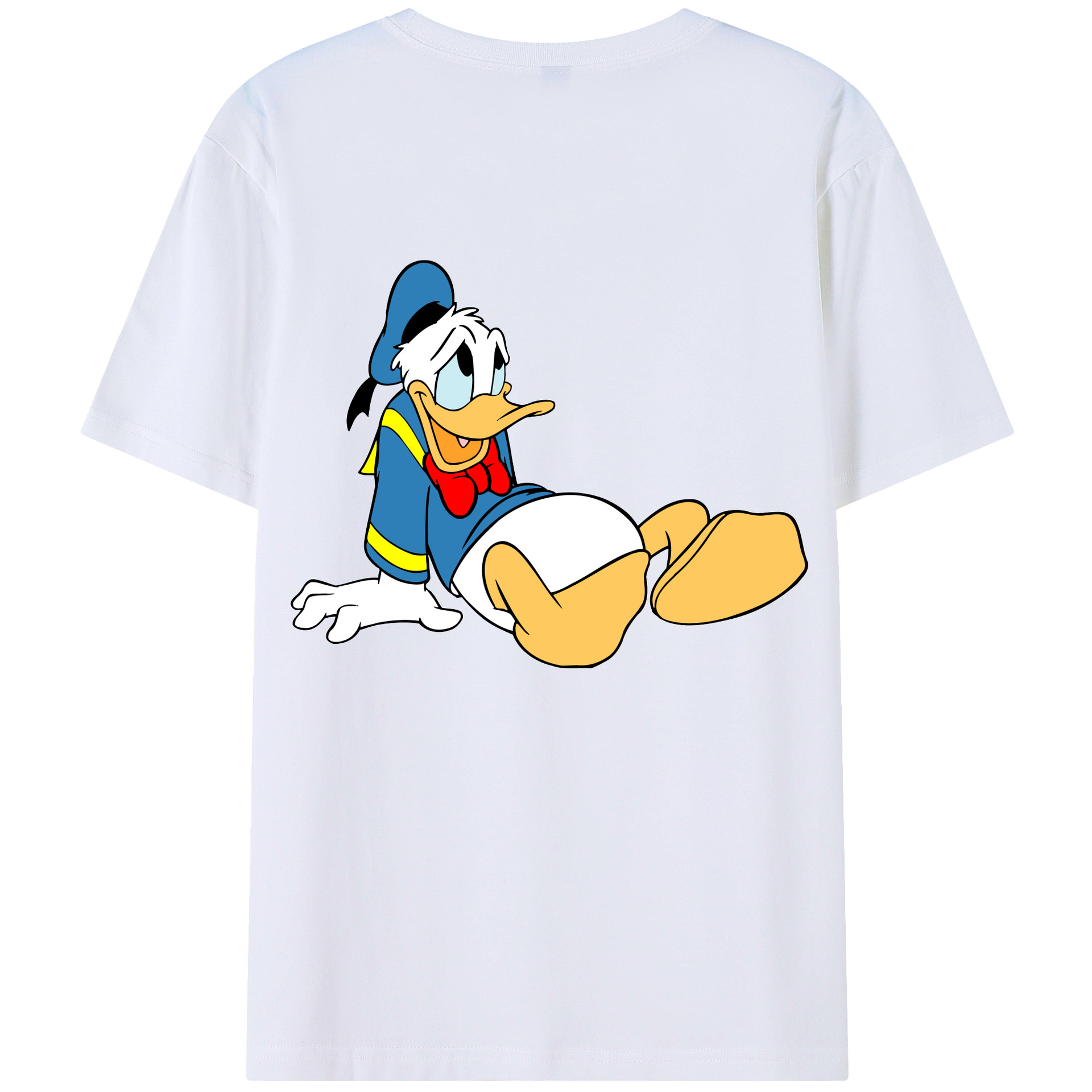 （画像用） ミッキーマウス Mickey Mouse レディース半袖Tシャツ(バックプリント)