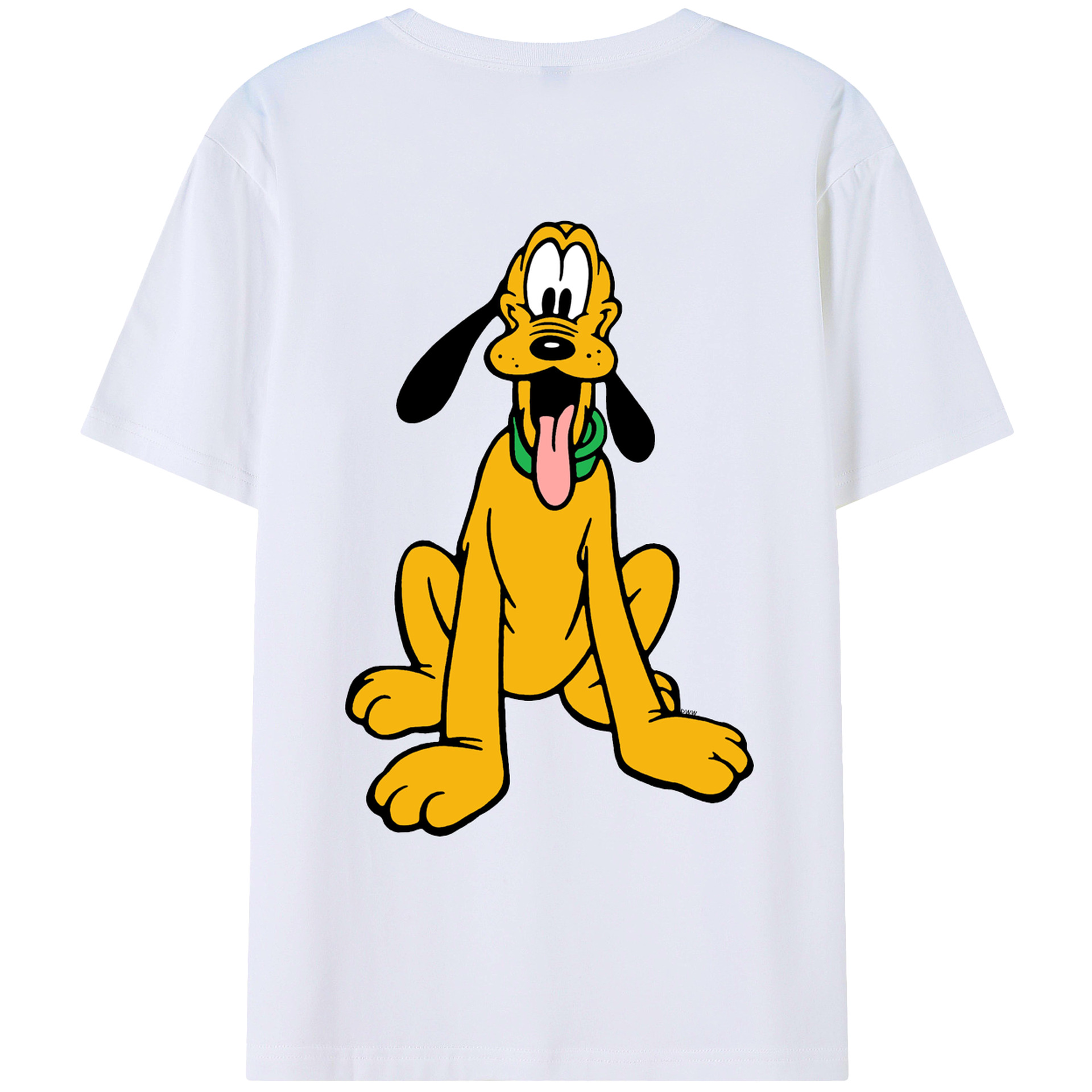 （画像用） ミッキーマウス Mickey Mouse レディース半袖Tシャツ(バックプリント)