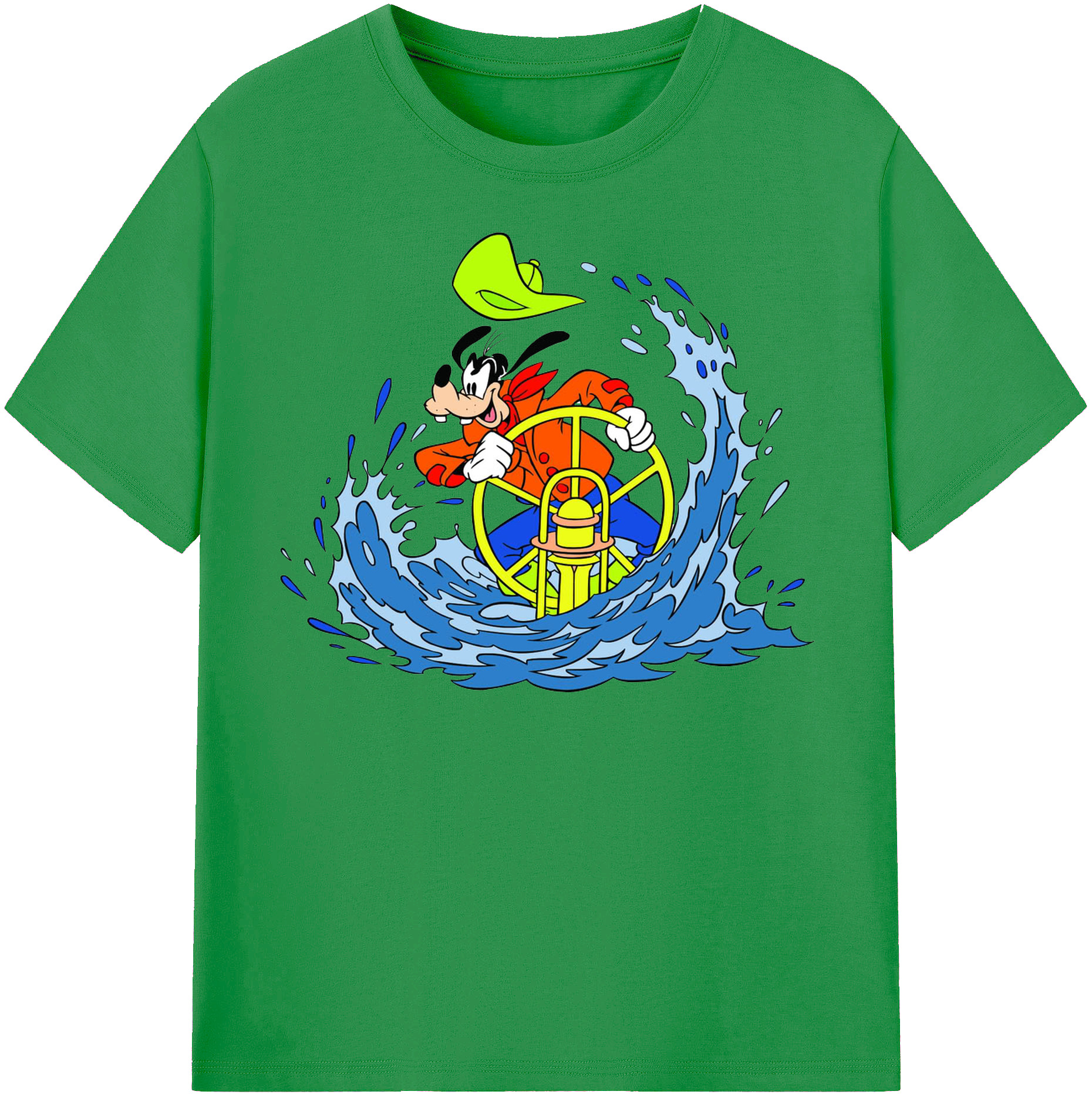 （画像用） ミッキーマウス Mickey Mouse レディースカジュアルプリントTシャツ（綿100％）