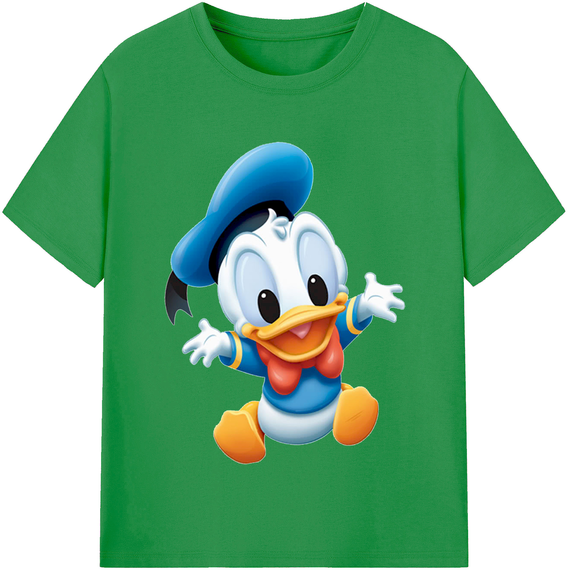 （画像用） ミッキーマウス Mickey Mouse レディースカジュアルプリントTシャツ（綿100％）