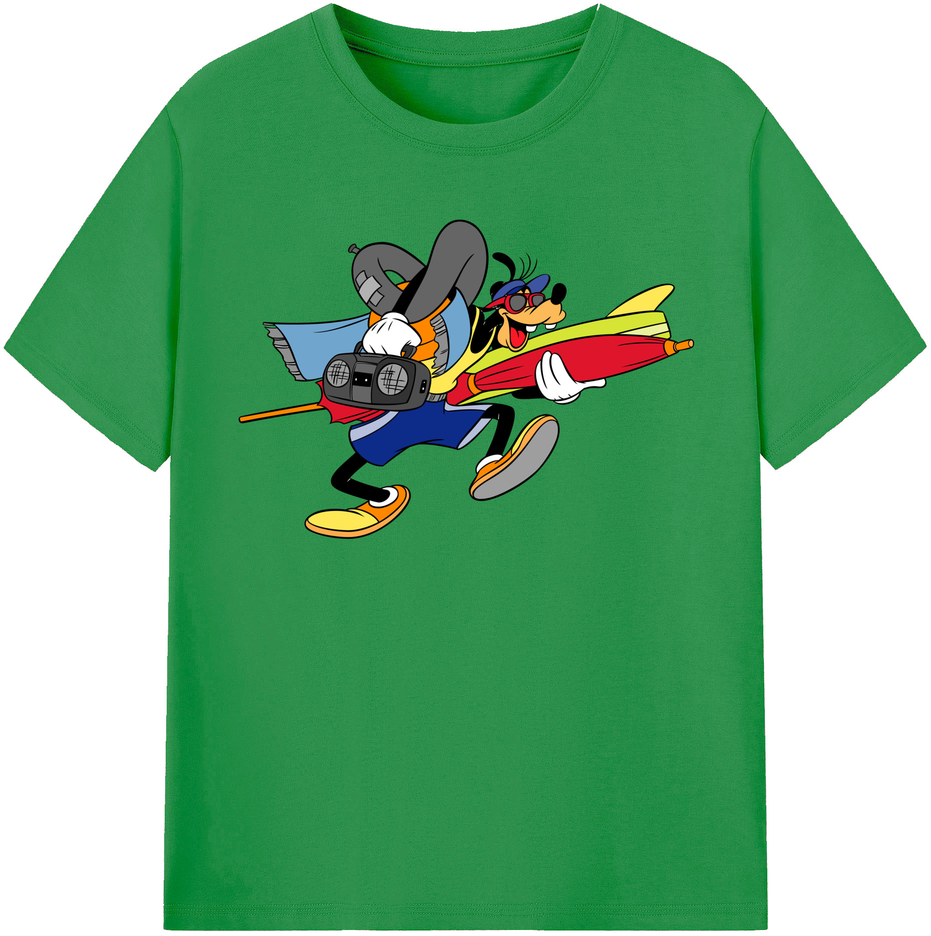 （画像用） ミッキーマウス Mickey Mouse レディースカジュアルプリントTシャツ（綿100％）