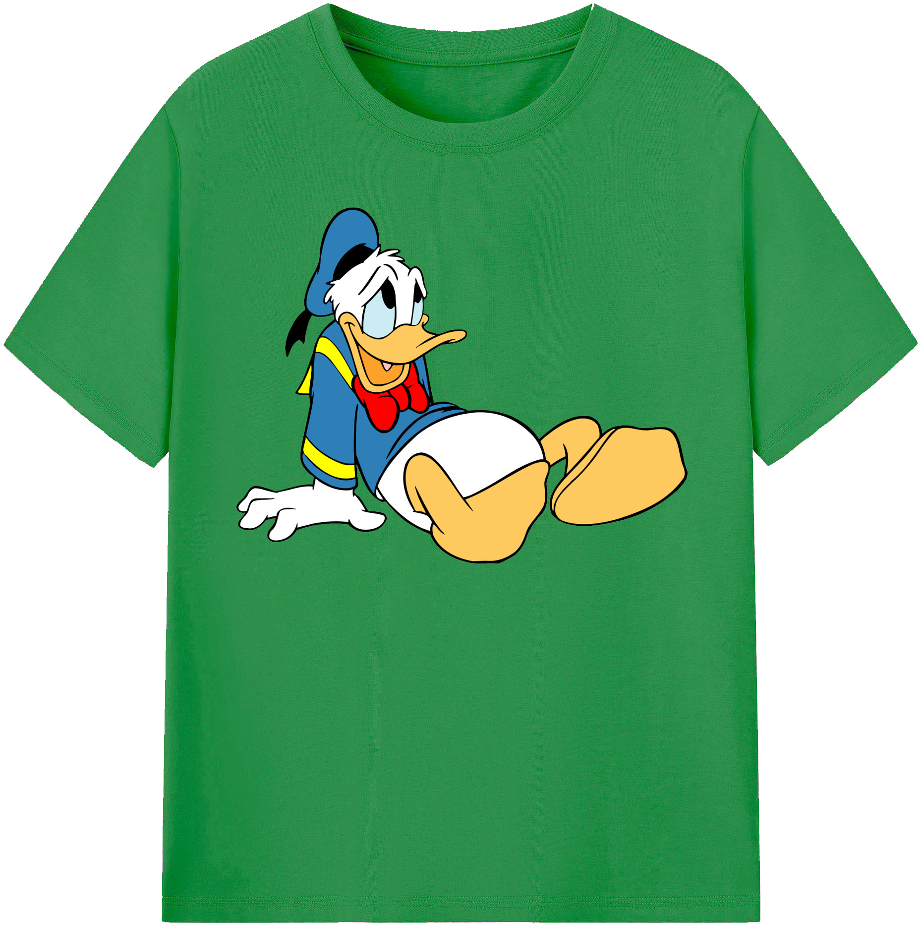 （画像用） ミッキーマウス Mickey Mouse レディースカジュアルプリントTシャツ（綿100％）