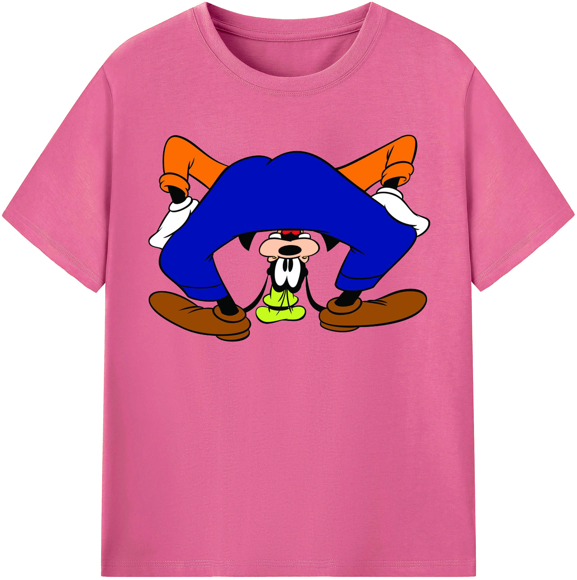 （画像用） ミッキーマウス Mickey Mouse レディースカジュアルプリントTシャツ（綿100％）