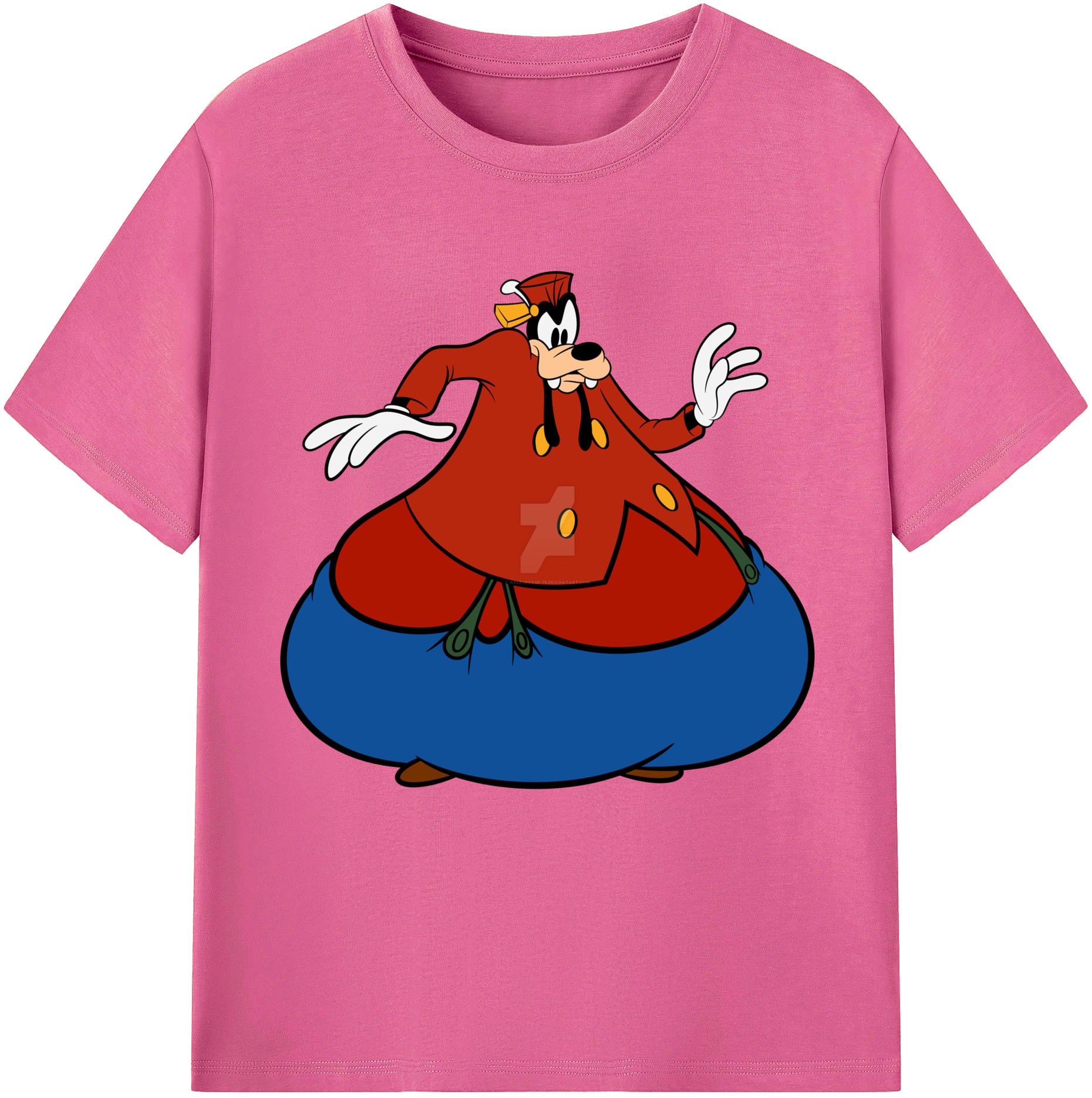 （画像用） ミッキーマウス Mickey Mouse レディースカジュアルプリントTシャツ（綿100％）