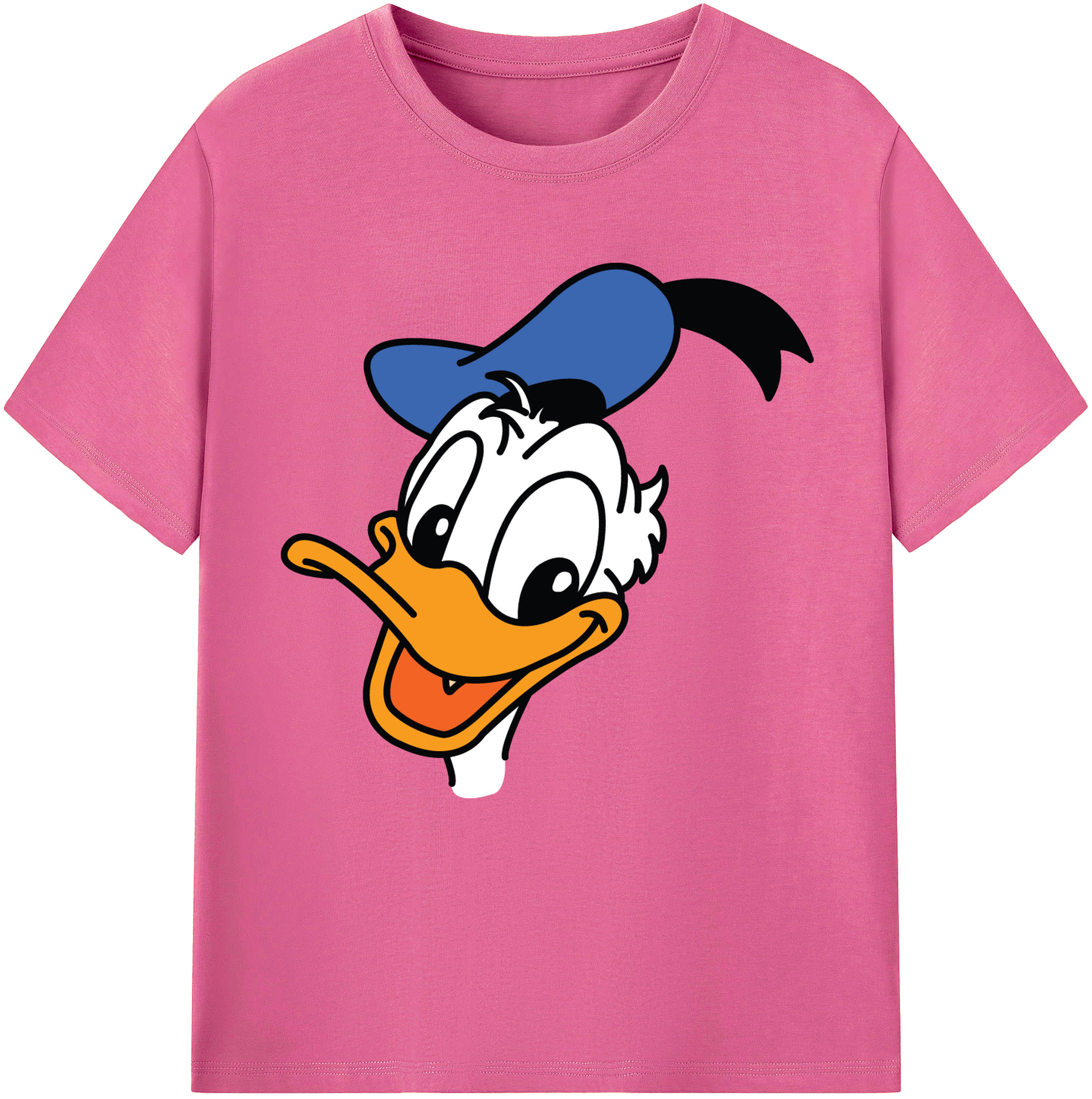 （画像用） ミッキーマウス Mickey Mouse レディースカジュアルプリントTシャツ（綿100％）