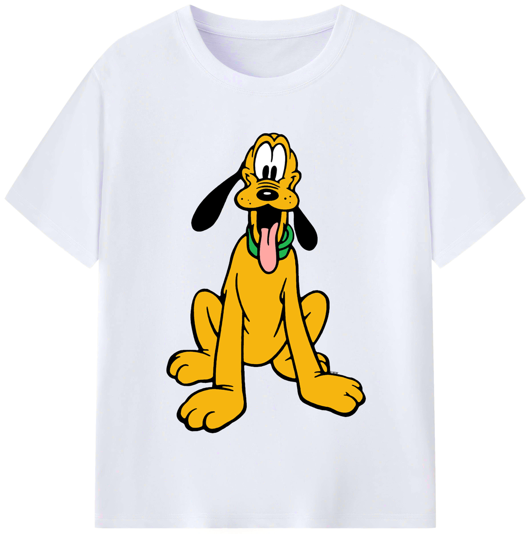 （画像用） ミッキーマウス Mickey Mouse レディースカジュアルプリントTシャツ（綿100％）