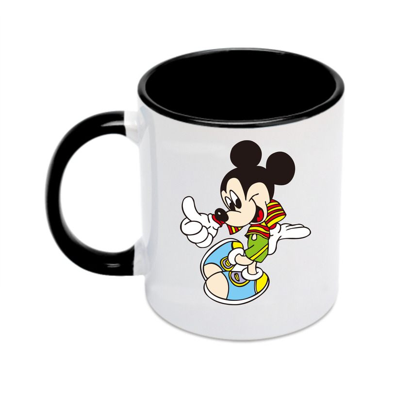 （画像用） ミッキーマウス Mickey Mouse カラーマグカップ