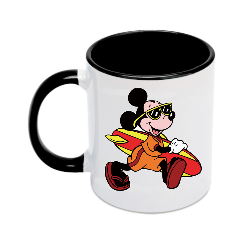 （画像用） ミッキーマウス Mickey Mouse カラーマグカップ